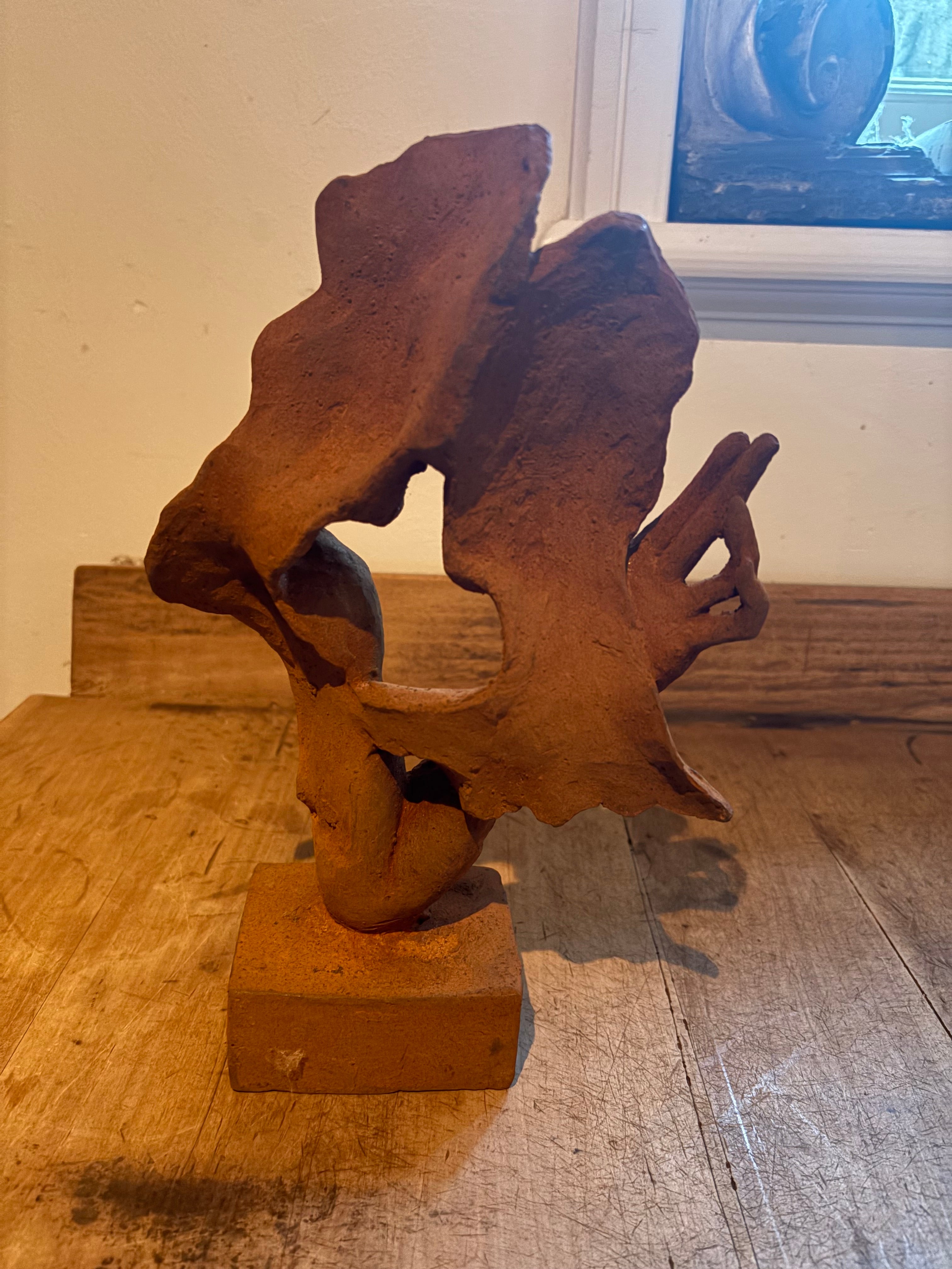 Gietijzeren dubbel gezicht man/vrouw - Brocante bij Ingie