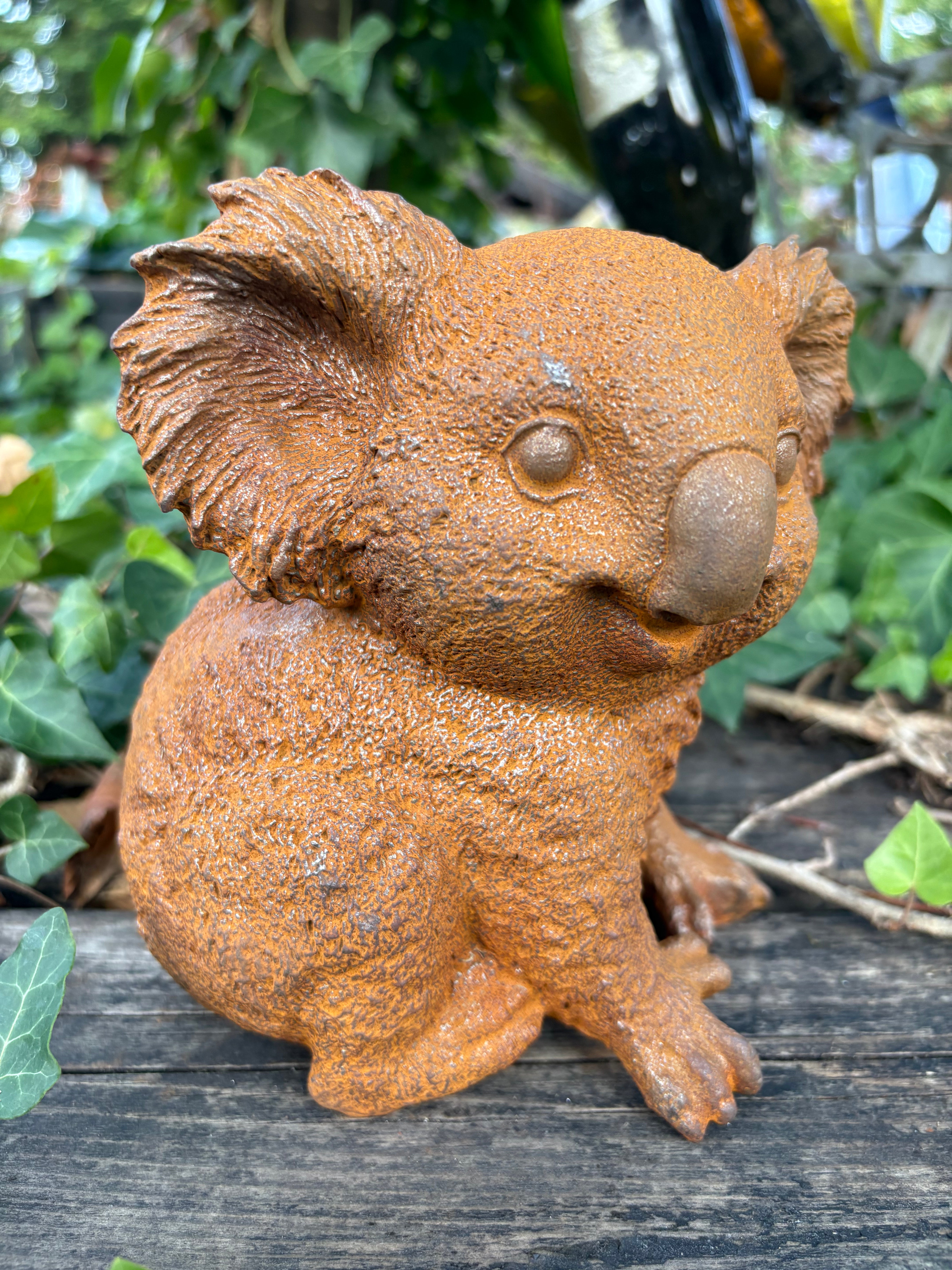 Koala van gietijzer - Brocante bij Ingie