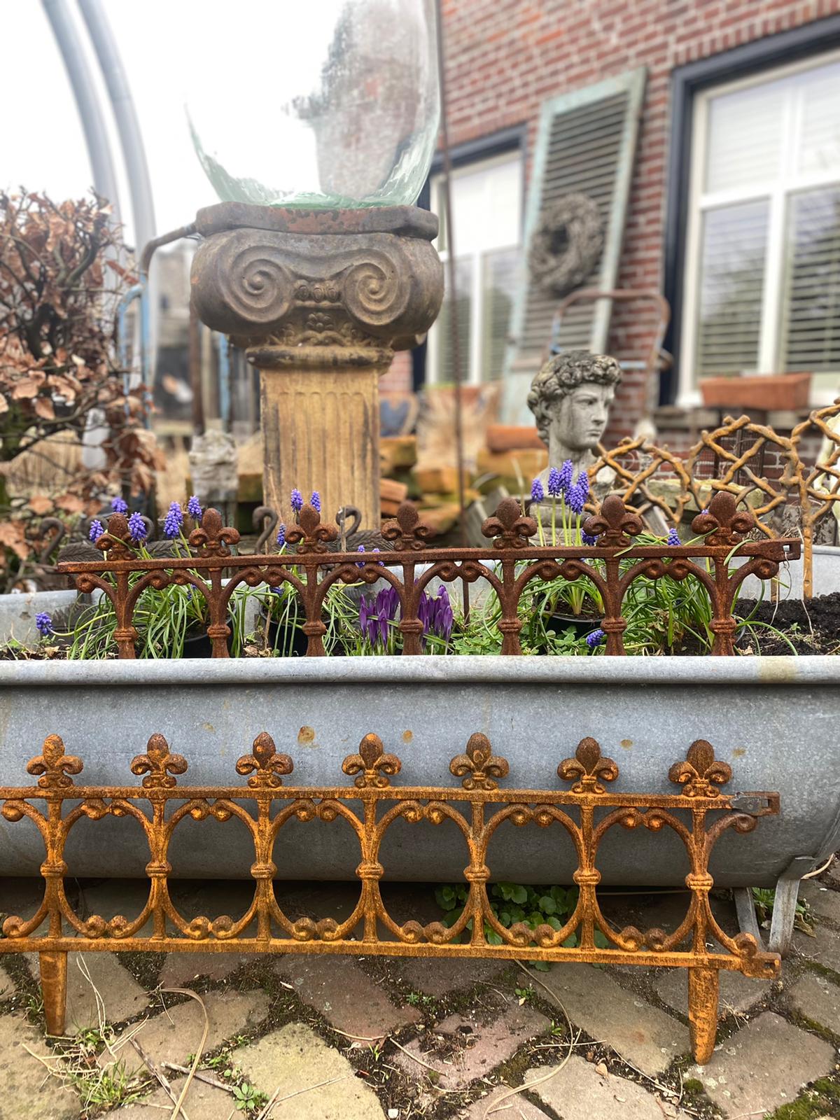 Gietijzeren perkhekken - Brocante bij Ingie