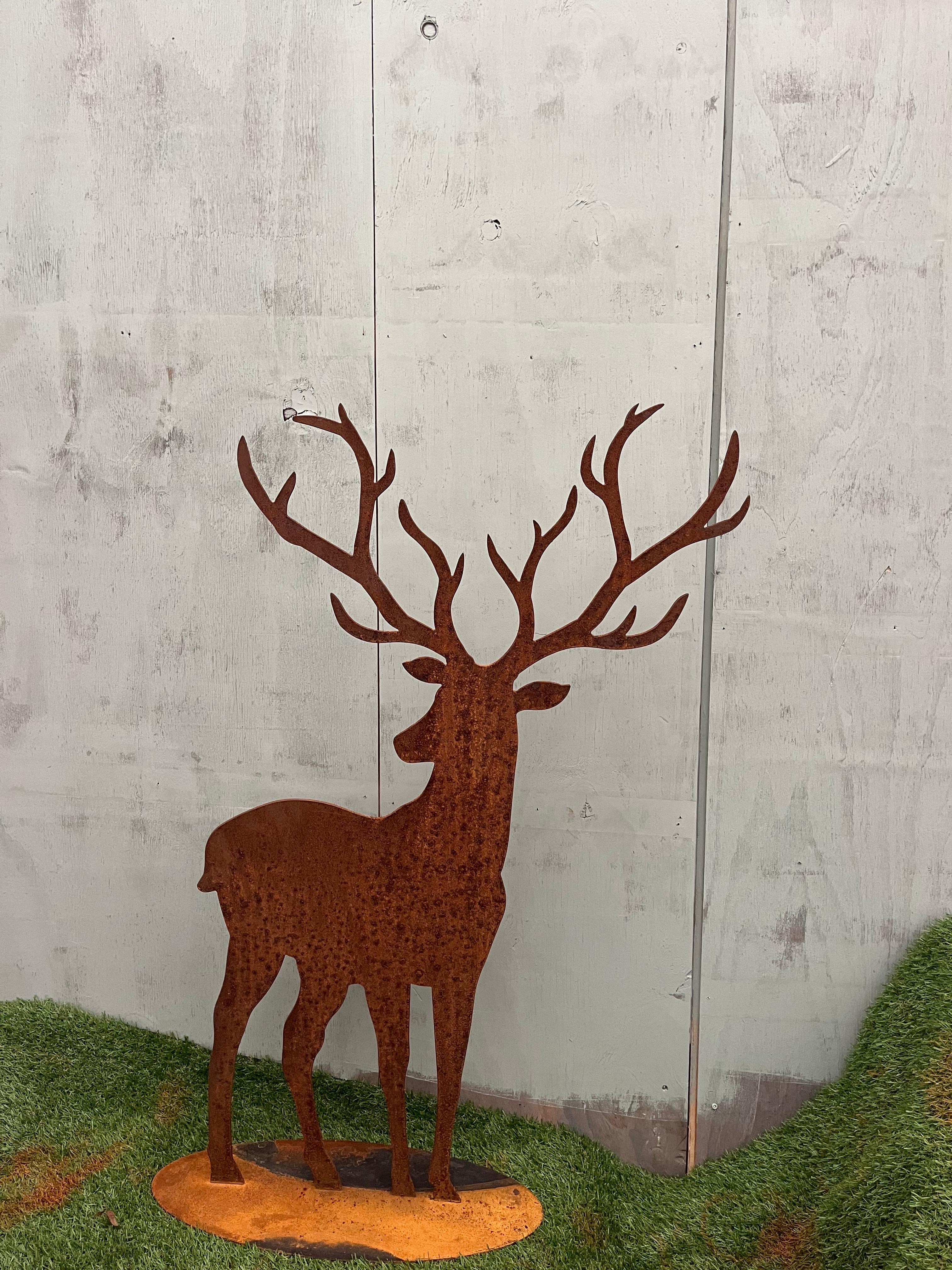 Hert klein van eco roest - Brocante bij Ingie