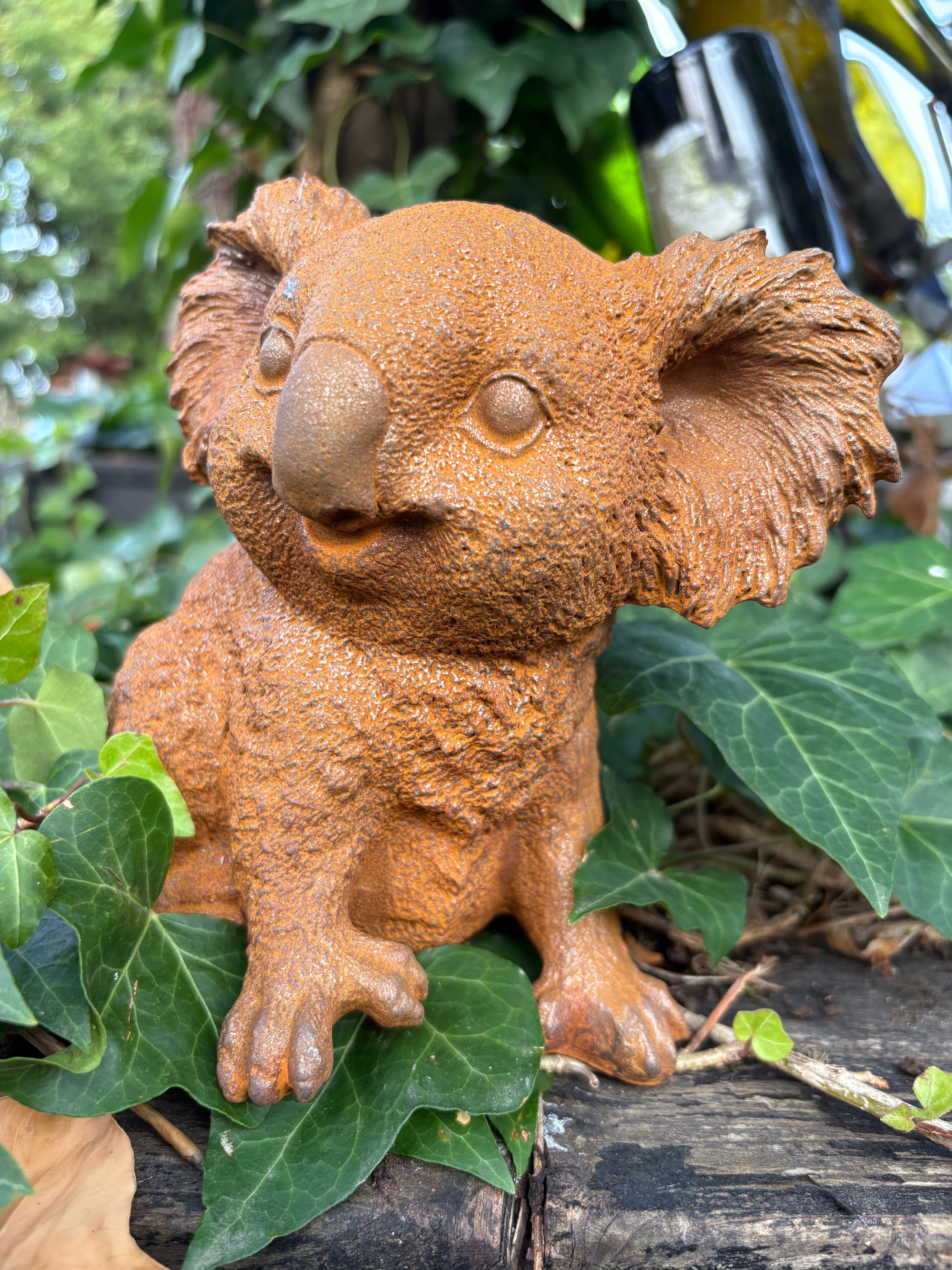 Koala van gietijzer - Brocante bij Ingie