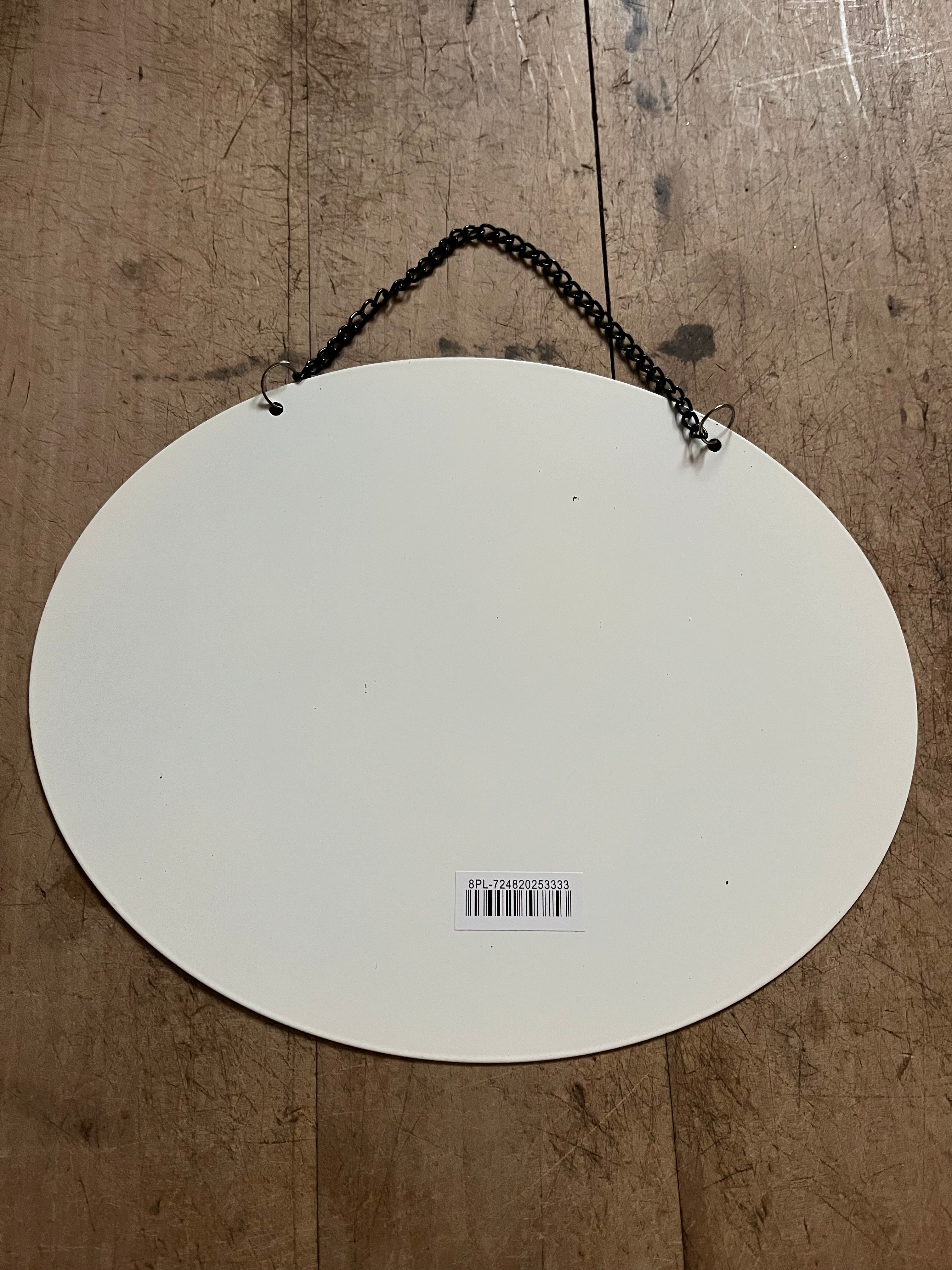 Tekstbord metaal; Welcome to our Home - Brocante bij Ingie