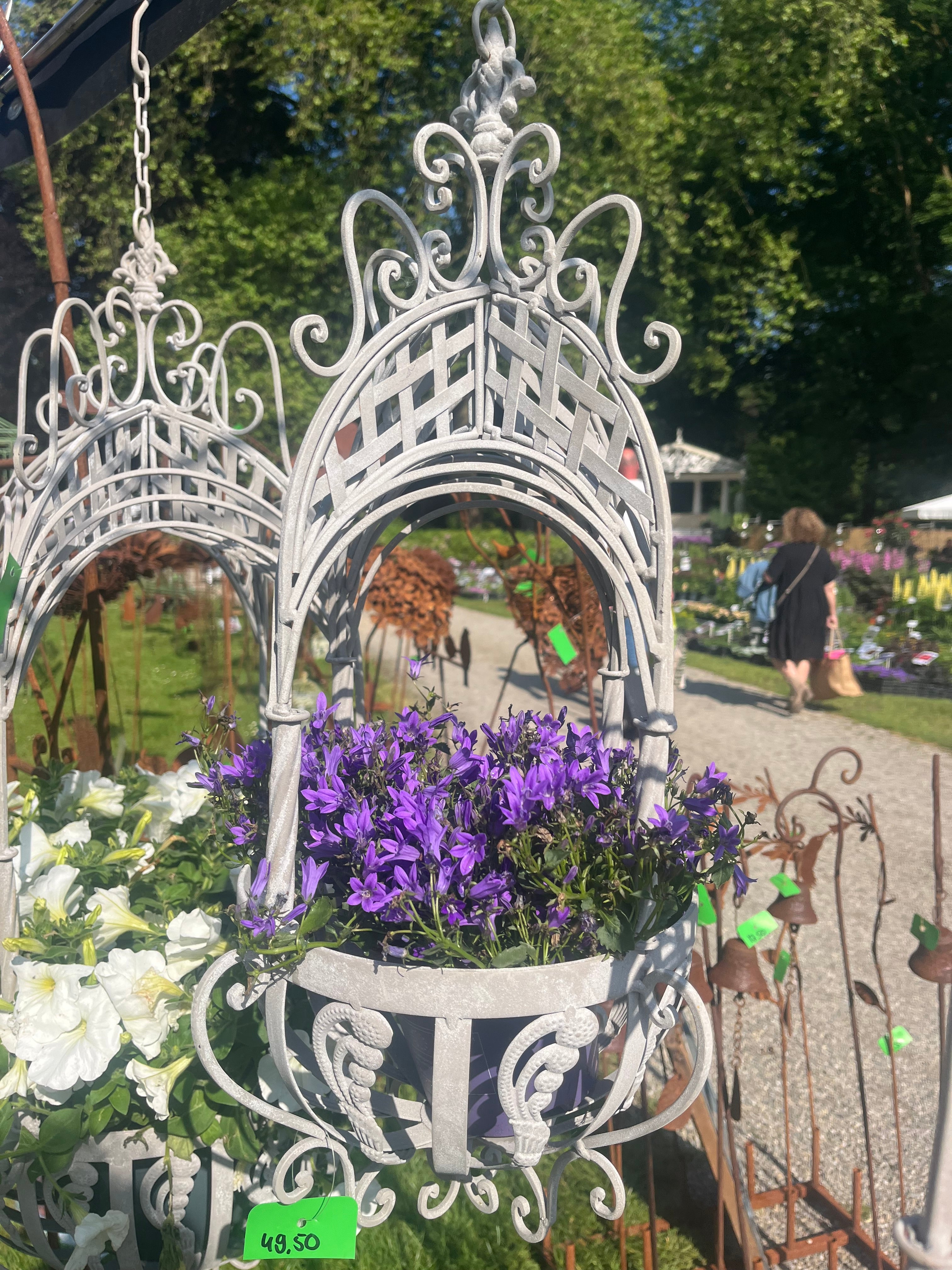 Hanging basket groot - Brocante bij Ingie