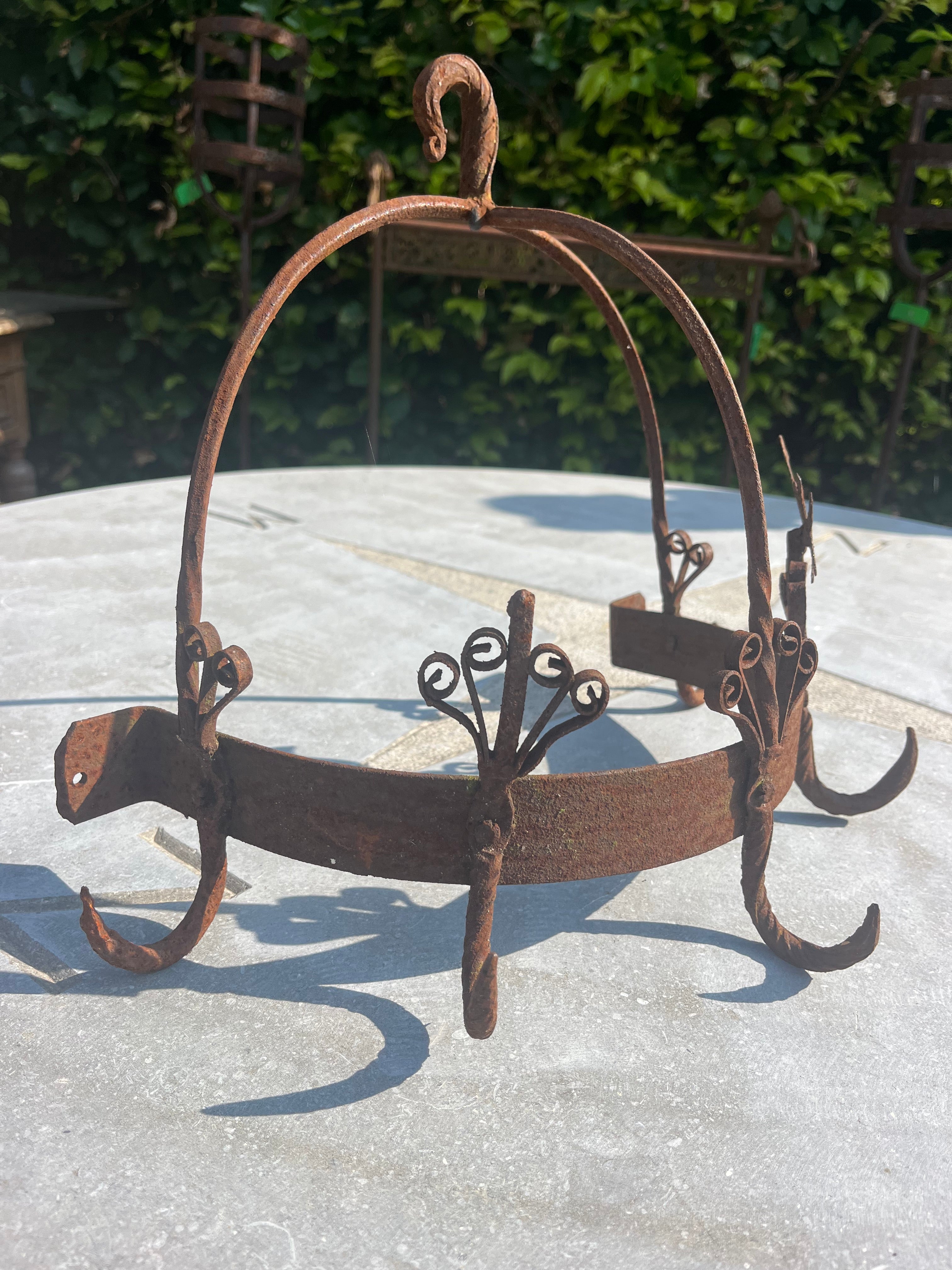 oude halve wand wildkroon - Brocante bij Ingie