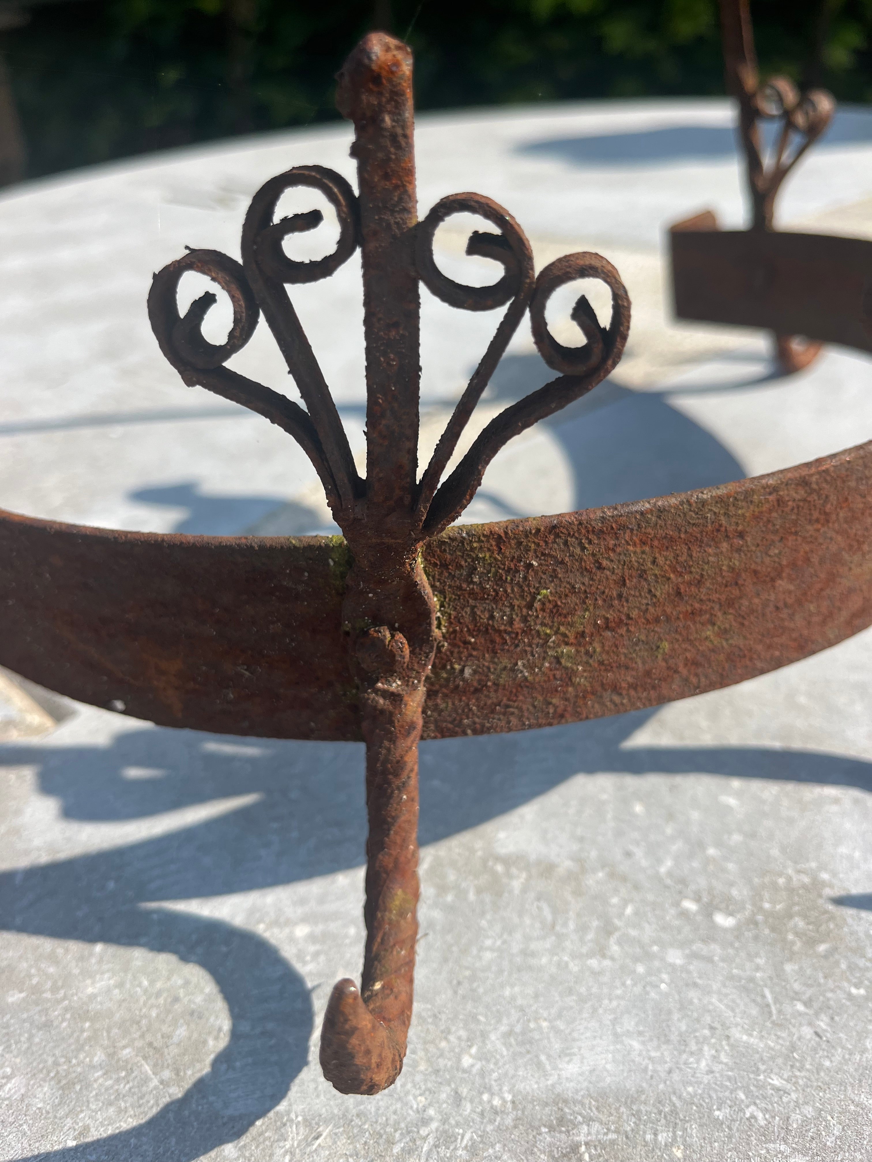 oude halve wand wildkroon - Brocante bij Ingie