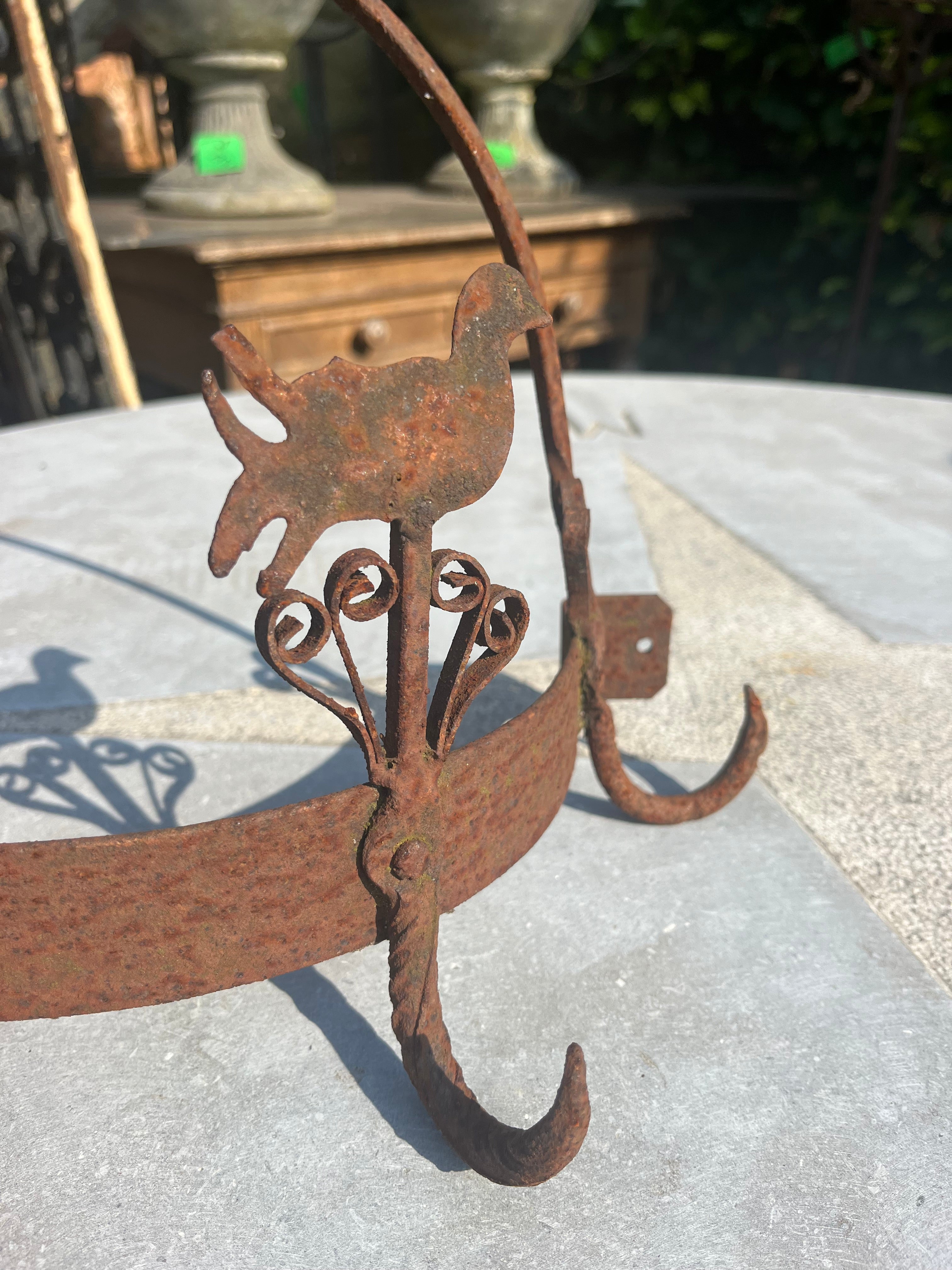 oude halve wand wildkroon - Brocante bij Ingie