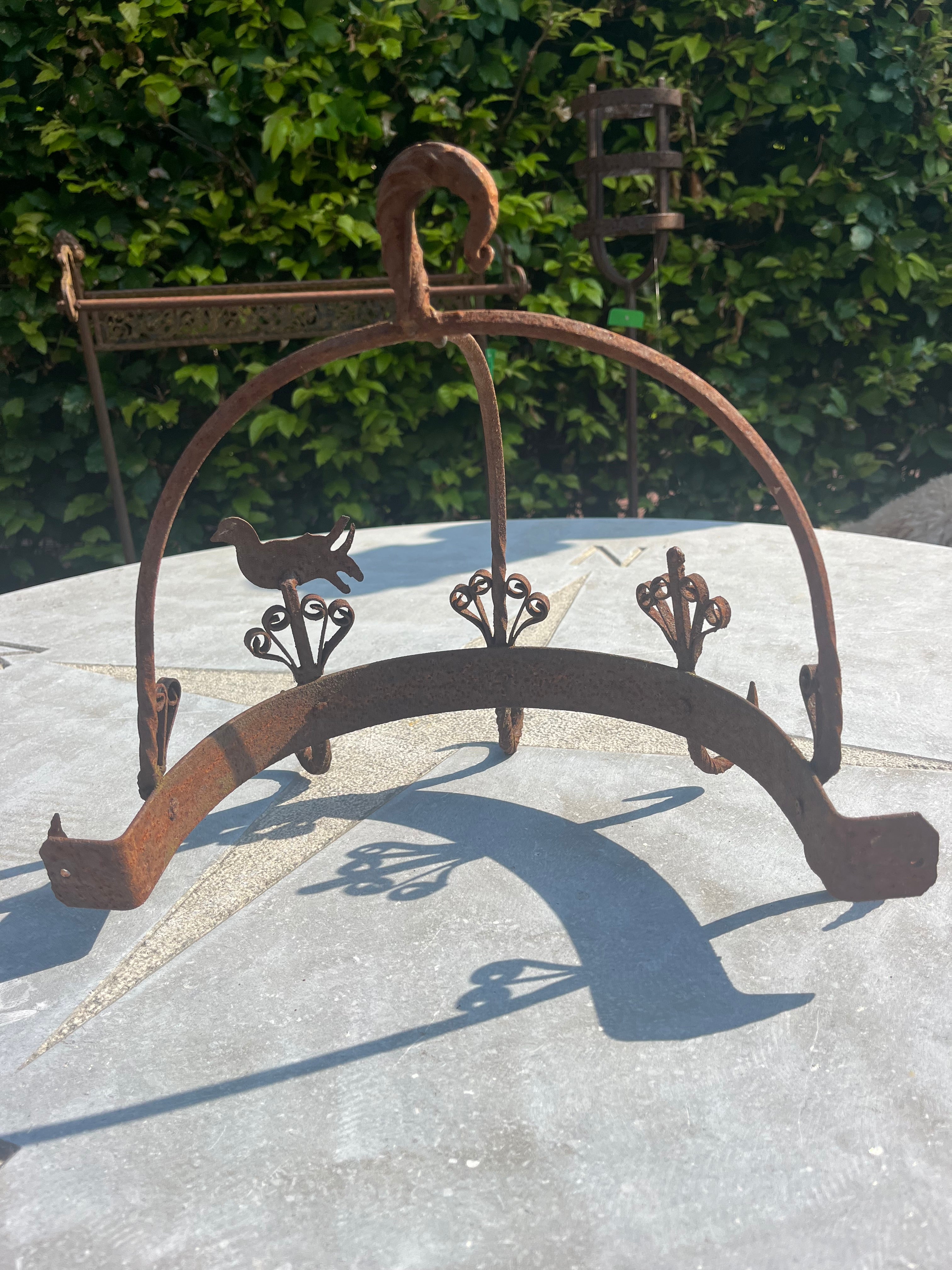 oude halve wand wildkroon - Brocante bij Ingie