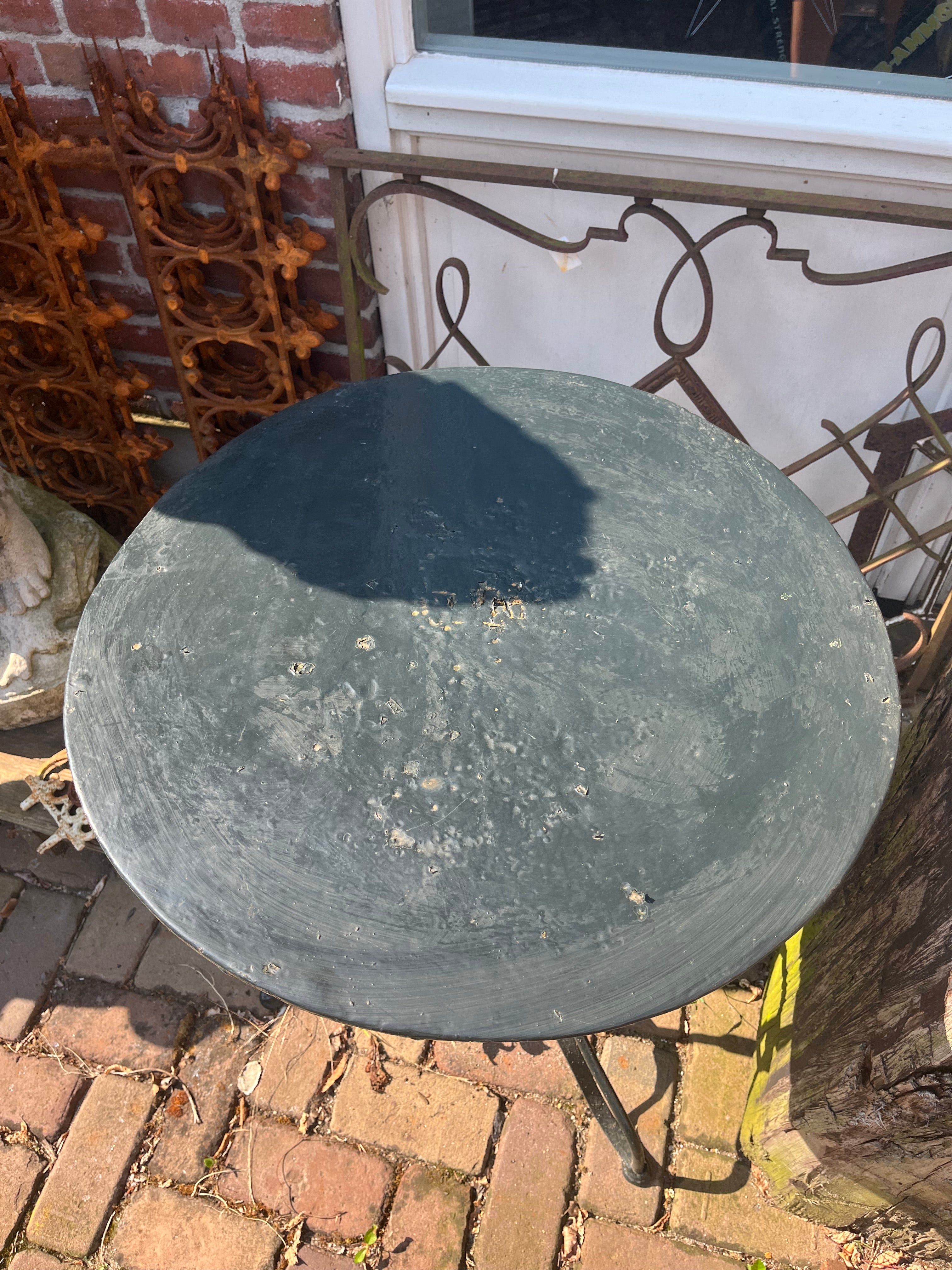 Frans tuintafeltje van smeedijzer - Brocante bij Ingie