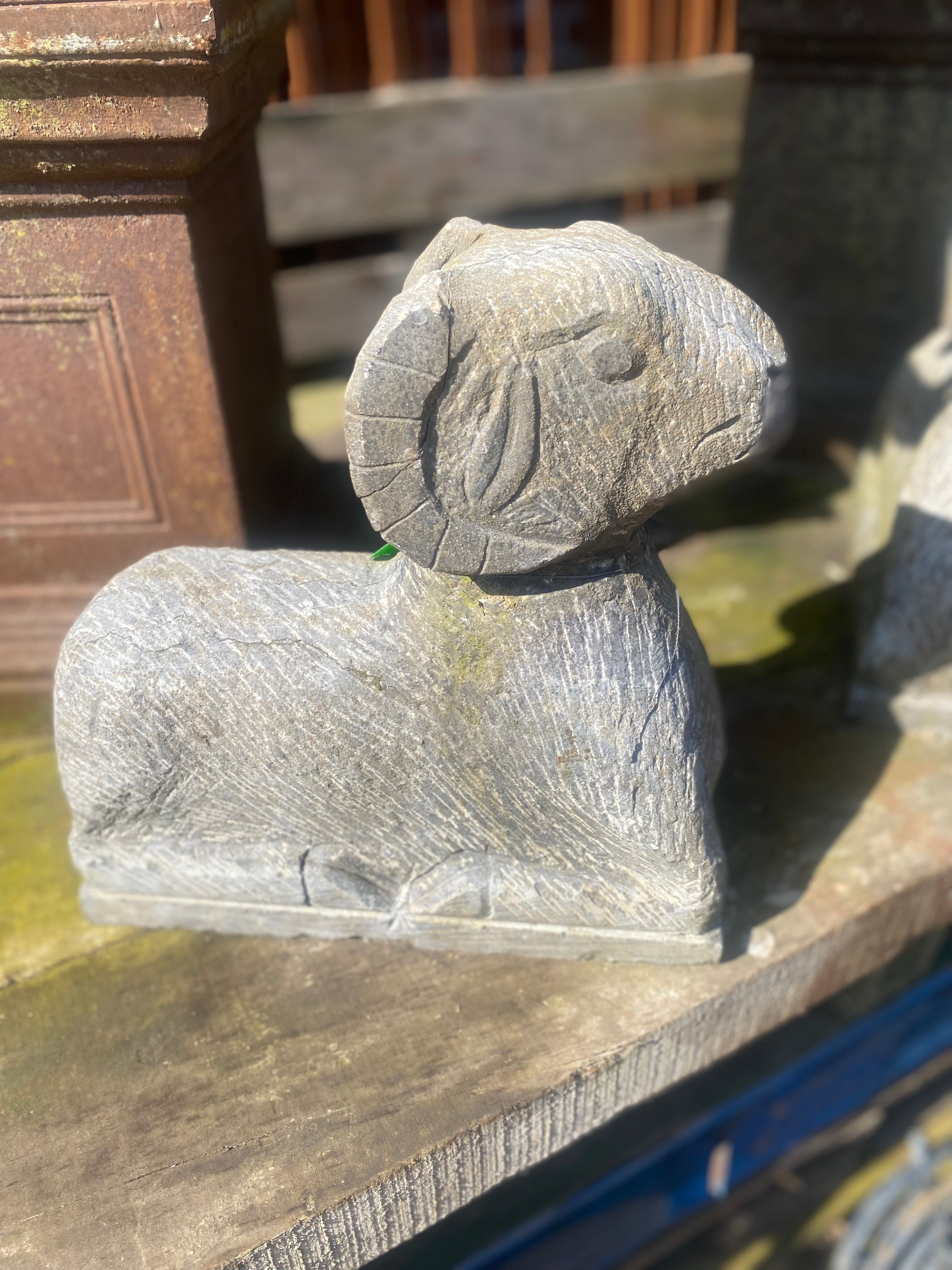 Ram van Hardsteen zwaar - Brocante bij Ingie