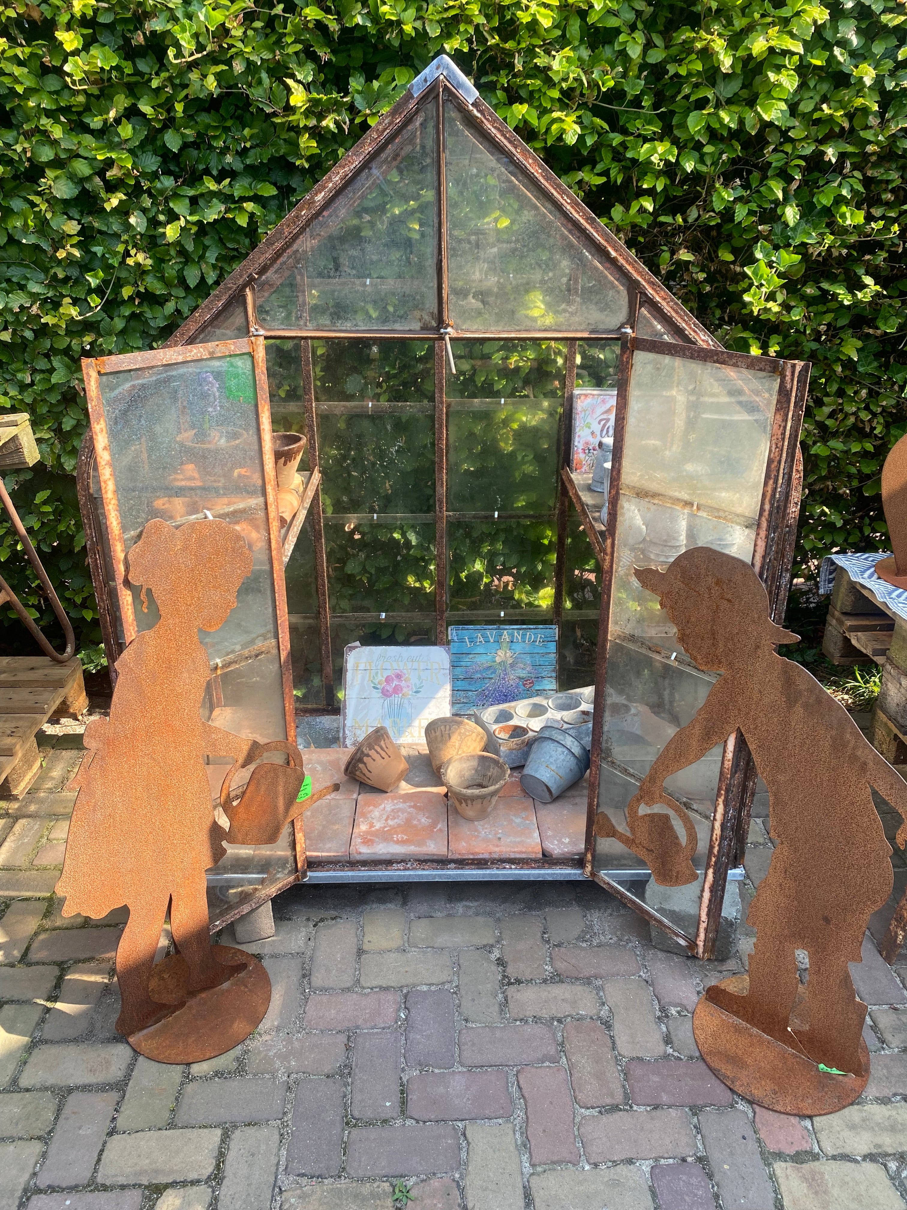geweldig unieke Kweekkast 163x1.40x70cm - Brocante bij Ingie