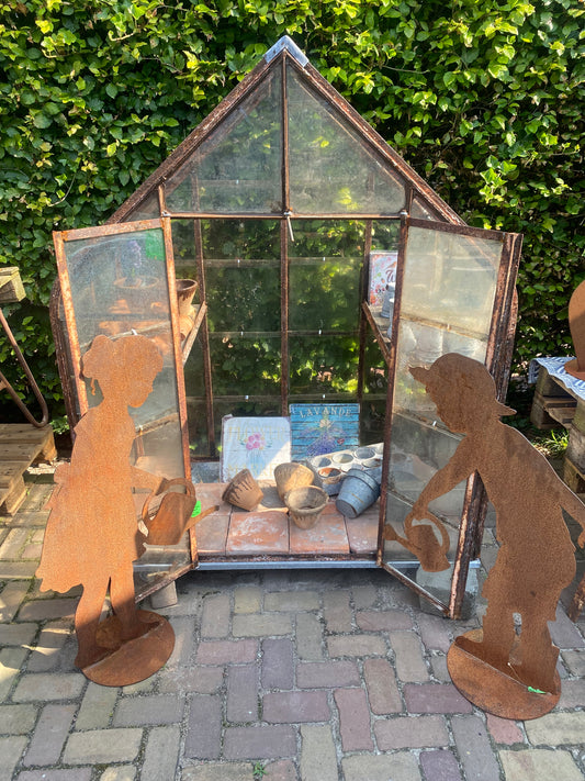 geweldig unieke Kweekkast 163x1.40x70cm - Brocante bij Ingie