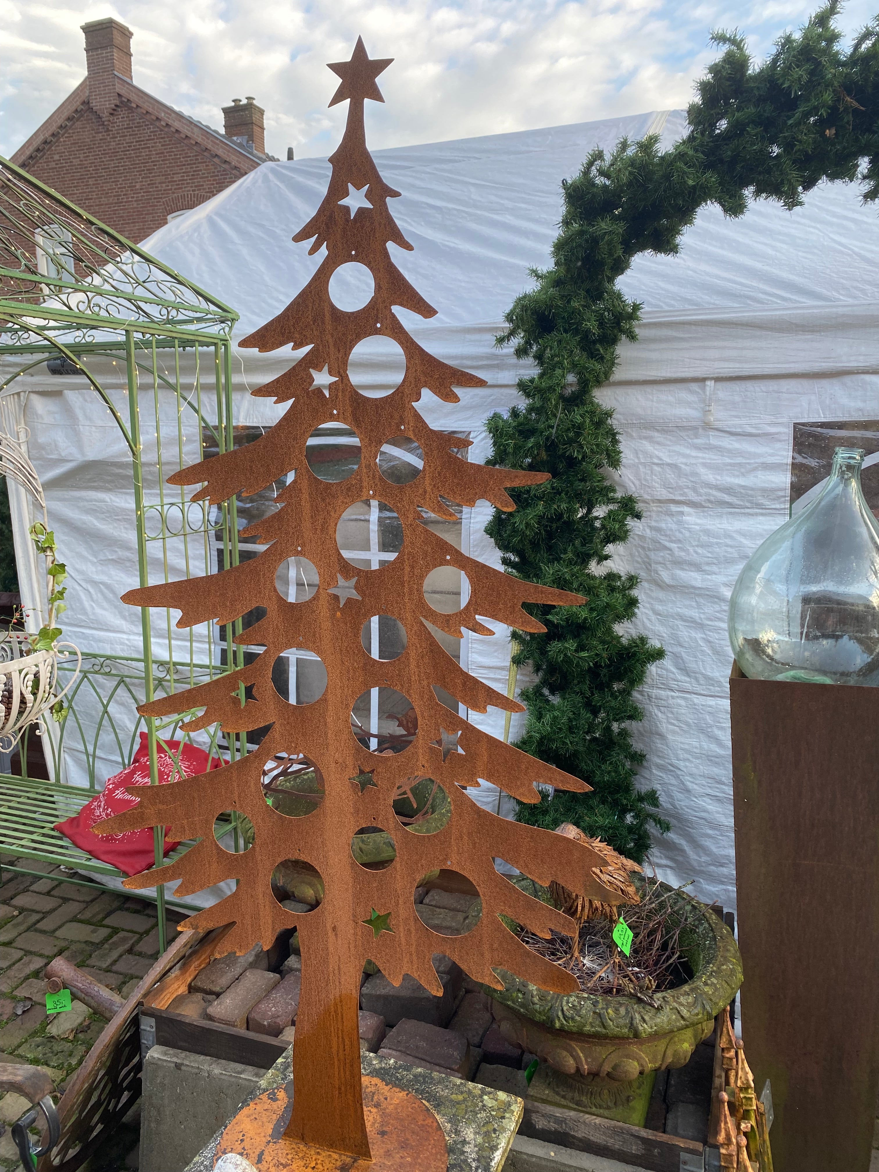 Kunstkerstboom, 180 cm, kunstkerstboom met 700 pvc-takken, 300 leds Kunstkerstboom, 180 cm, kunstkerstboom met 700 pvc-takken, 300 leds