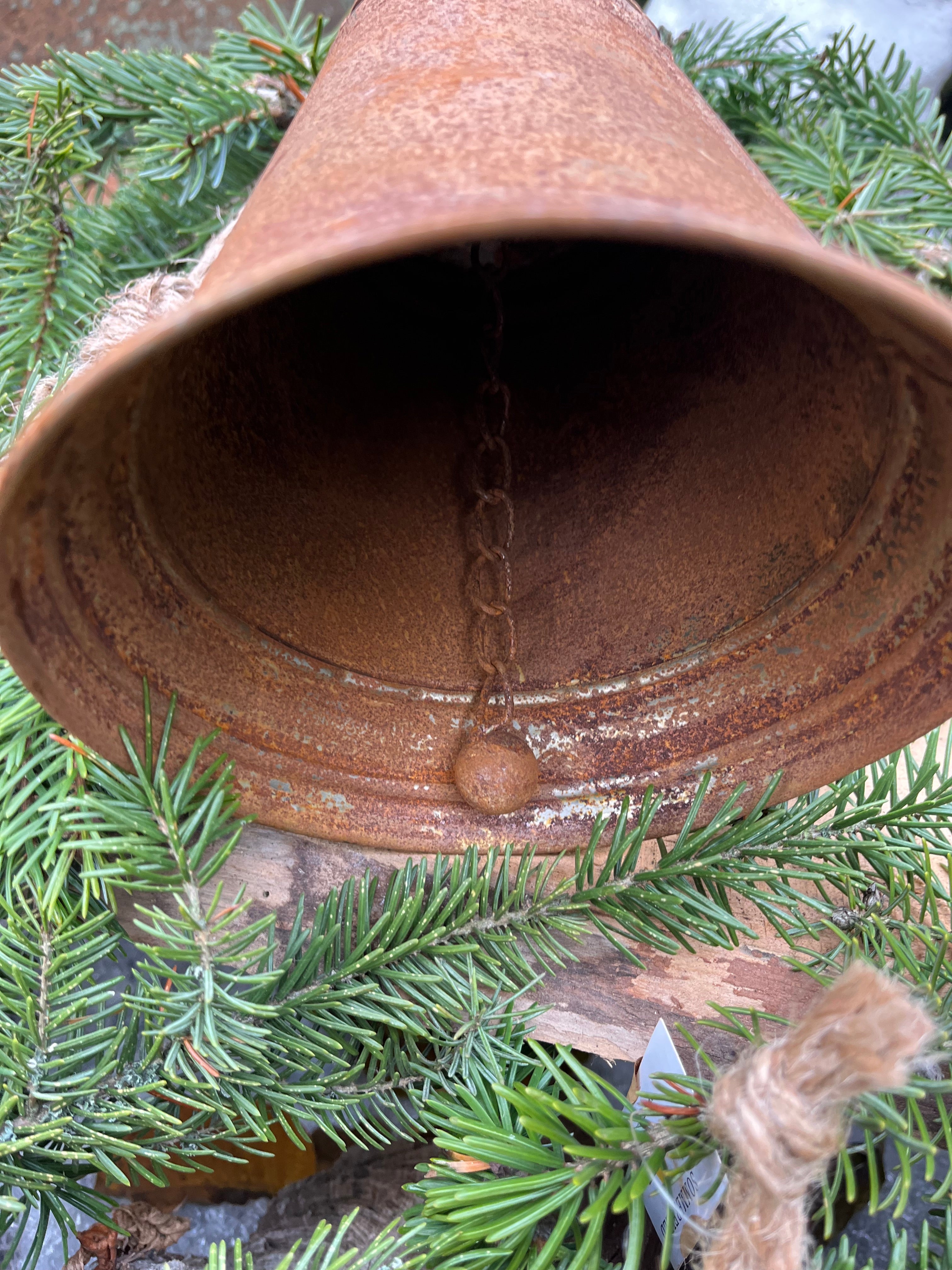 Kerst KLOKKEN roest in 4 maten