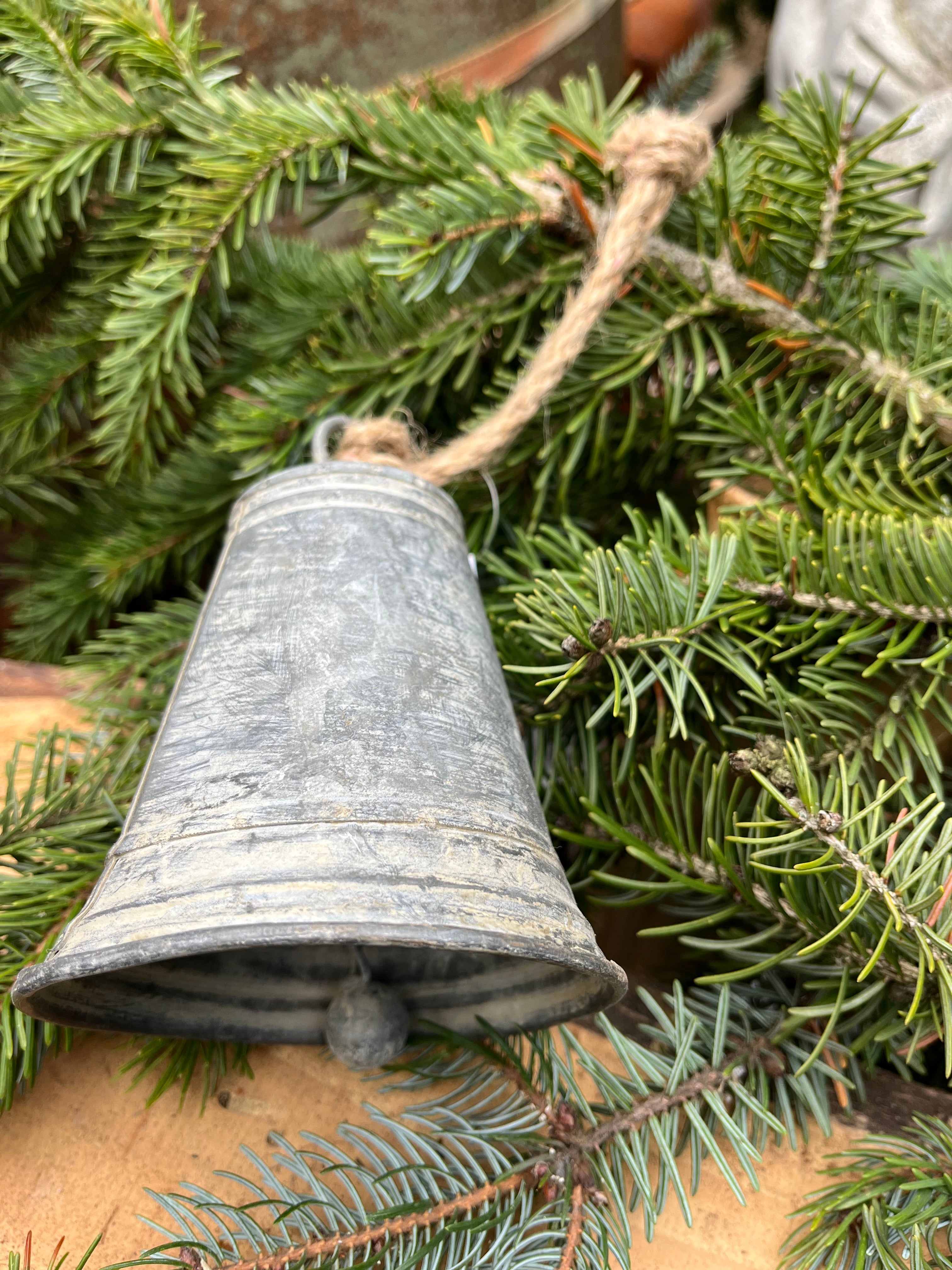 Kerst KLOKKEN zink in 4 maten