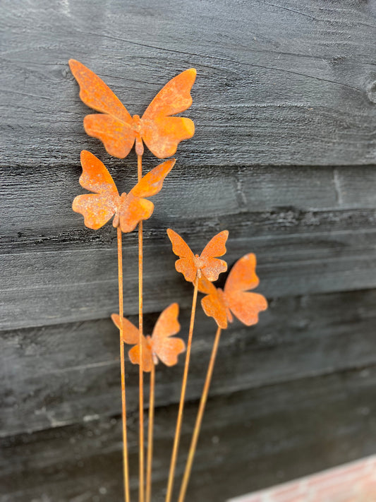 vlinders op steker - Brocante bij Ingie