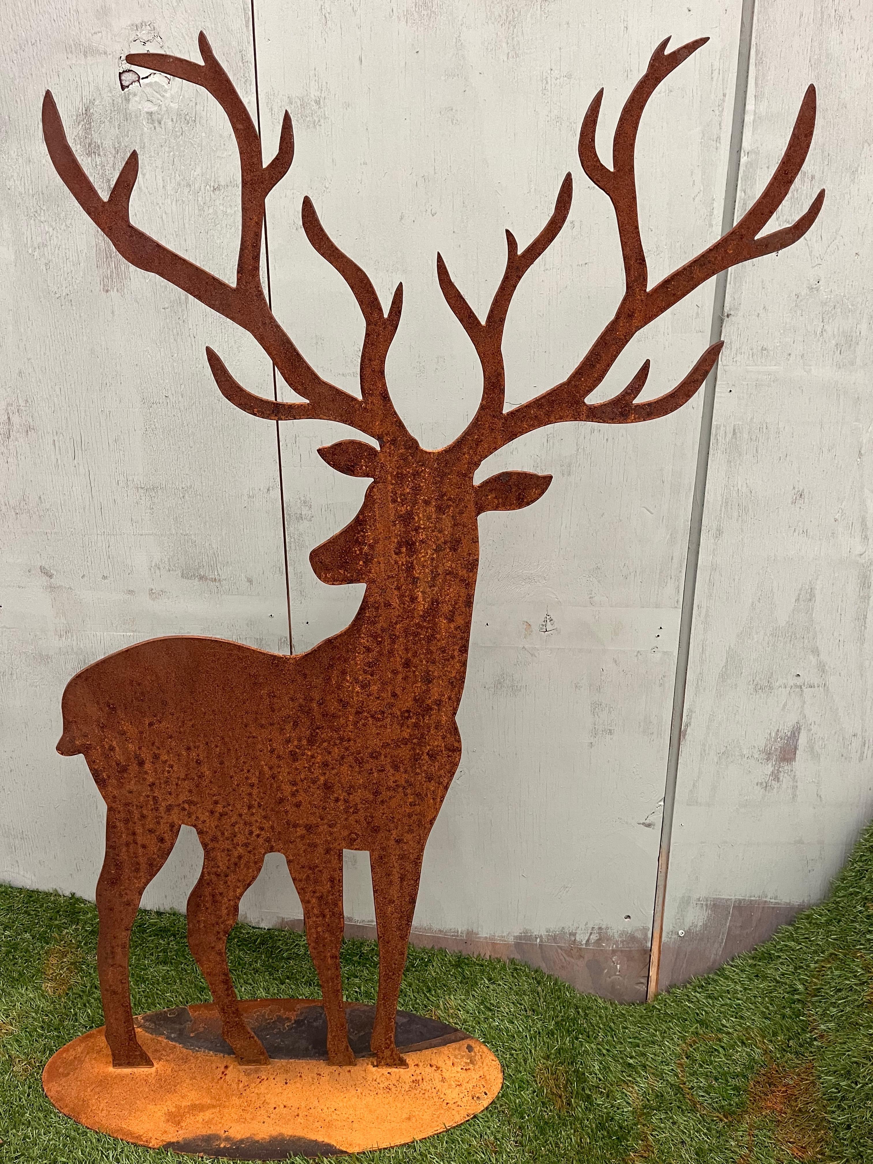 Hert klein van eco roest - Brocante bij Ingie