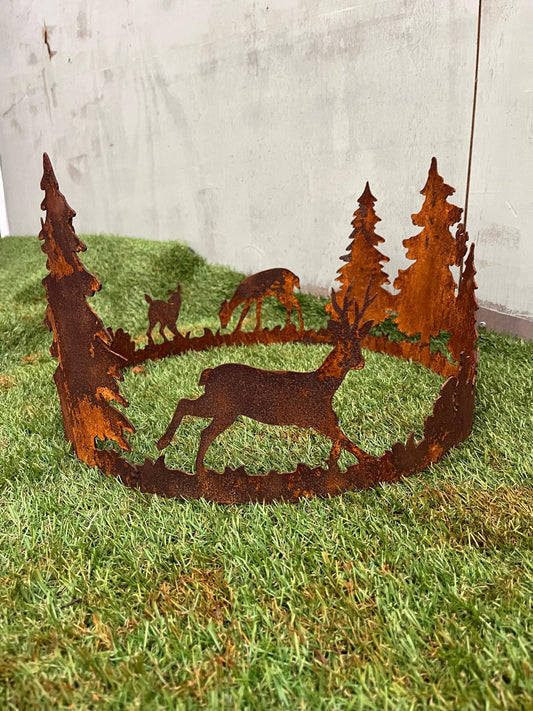 Herten bomen ring krans van eco roest - Brocante bij Ingie