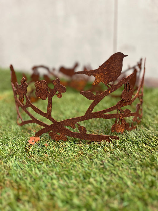 ring vogel takken en bessen krans van eco roest - Brocante bij Ingie