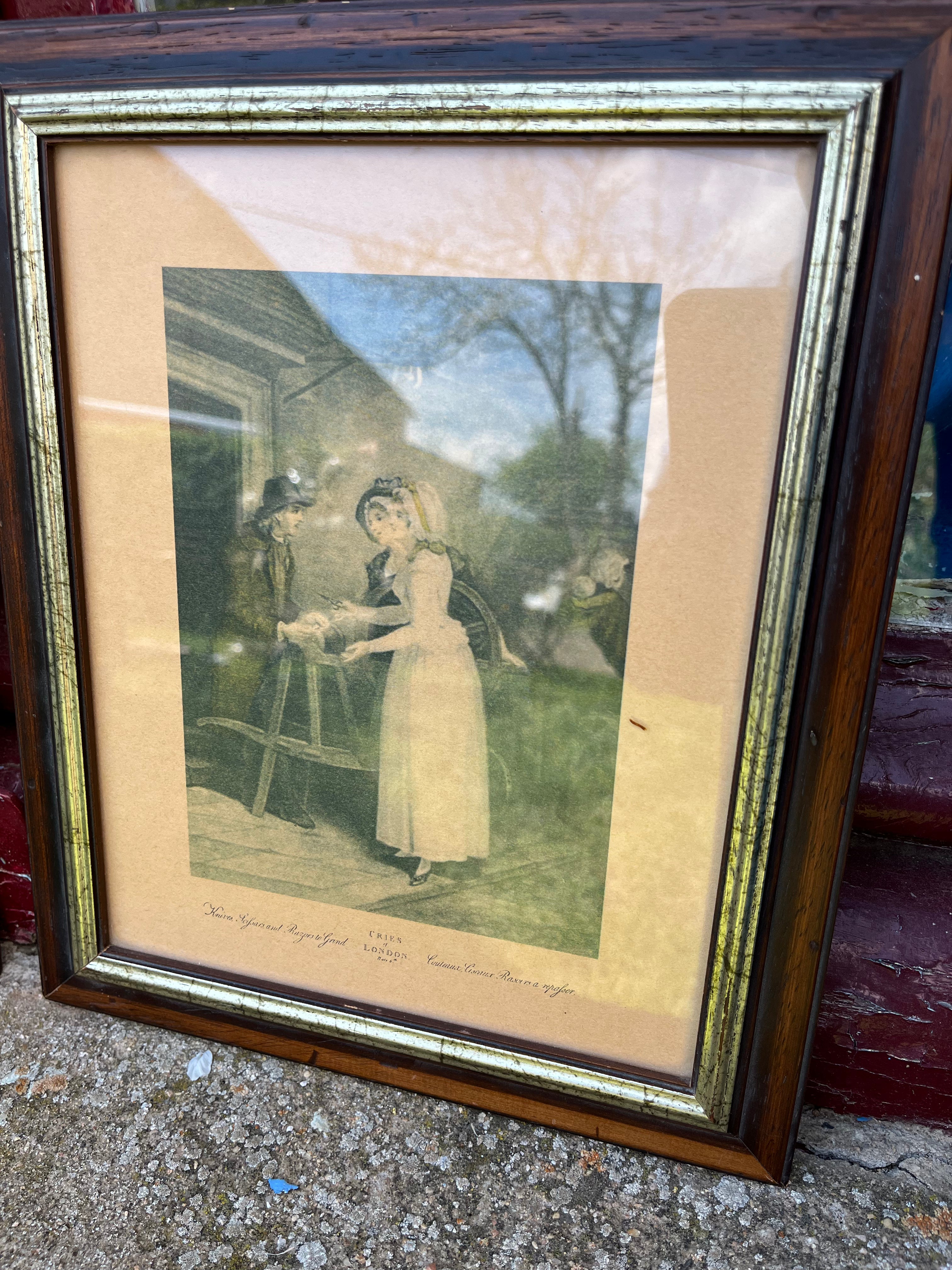 set van 2 schilderijtjes uit Frankrijk origineel - Brocante bij Ingie