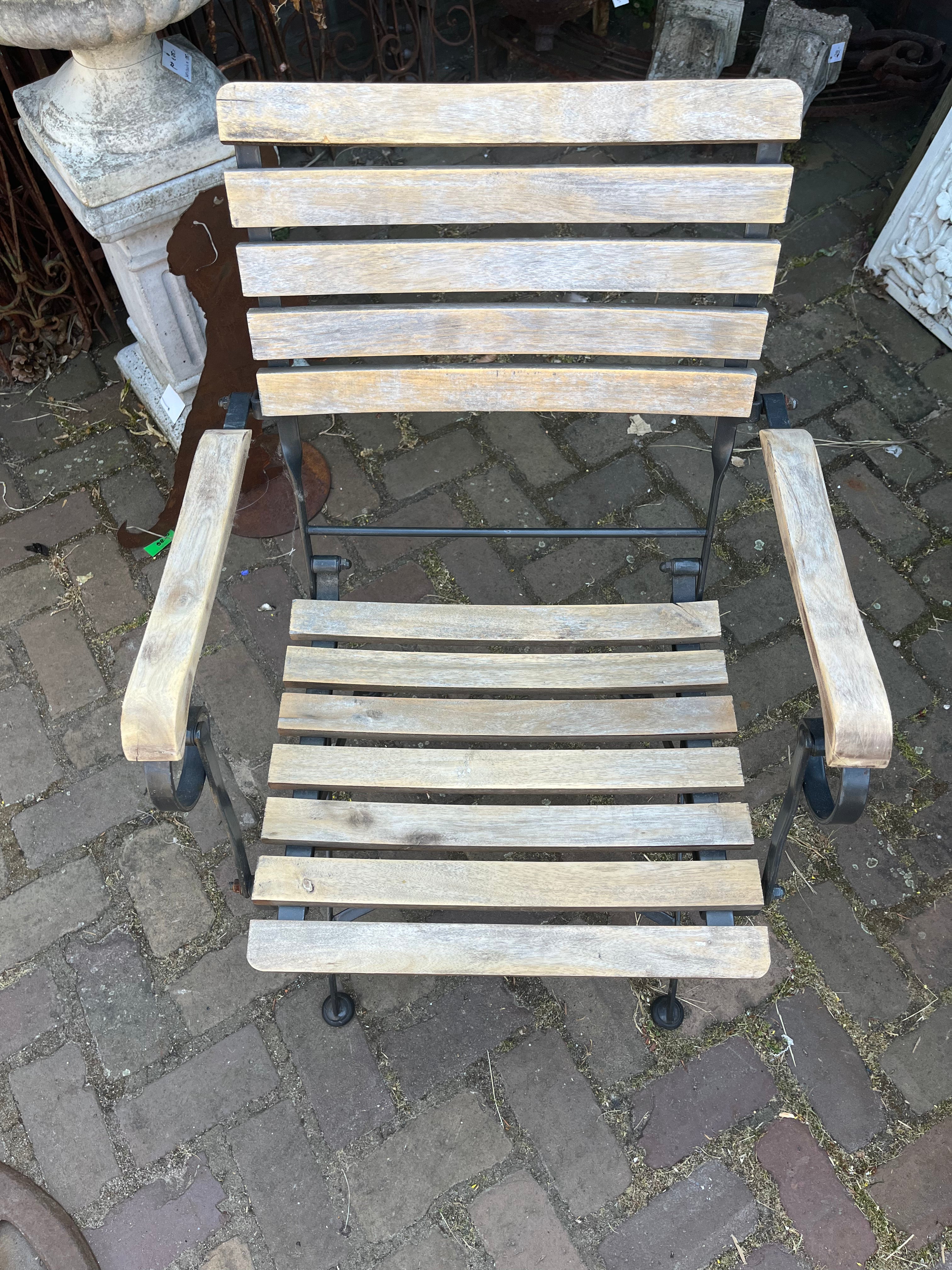 Tuinset inklapbaar tafel met 4 stoelen - Brocante bij Ingie