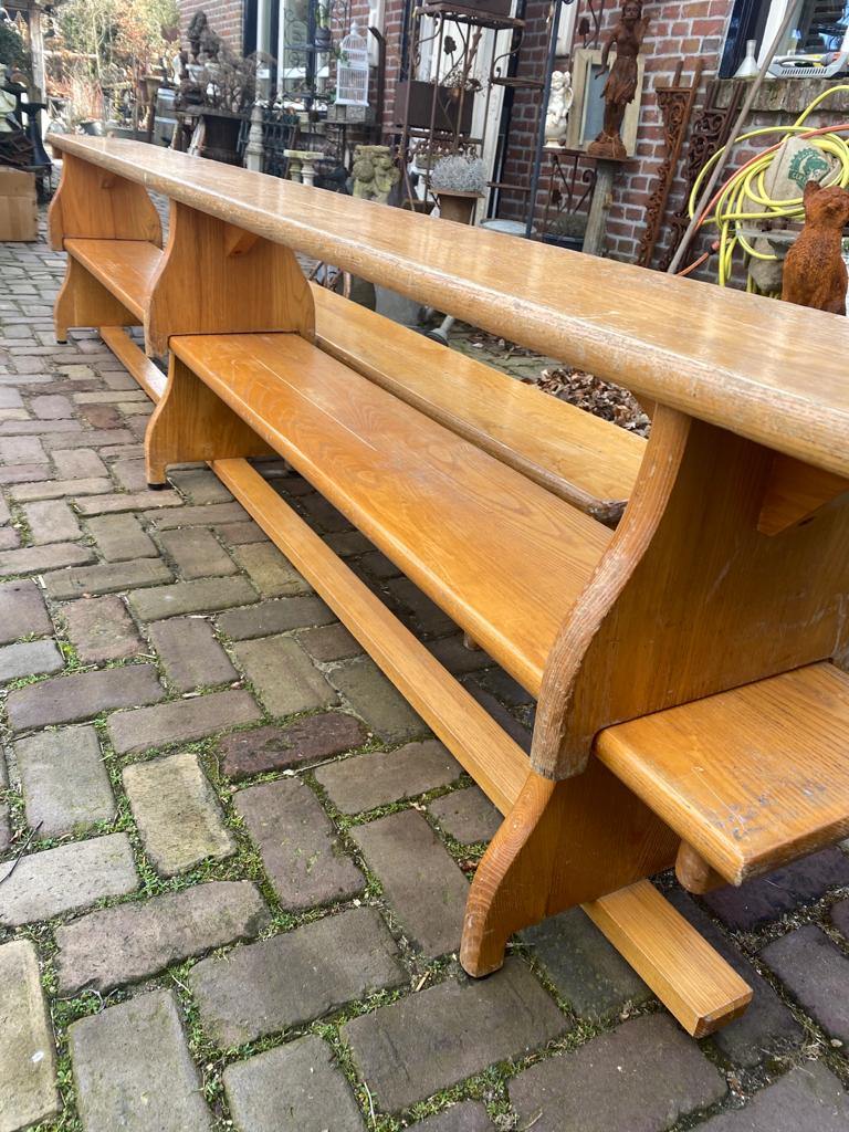 3 originele vintage houten gymbanken - Brocante bij Ingie