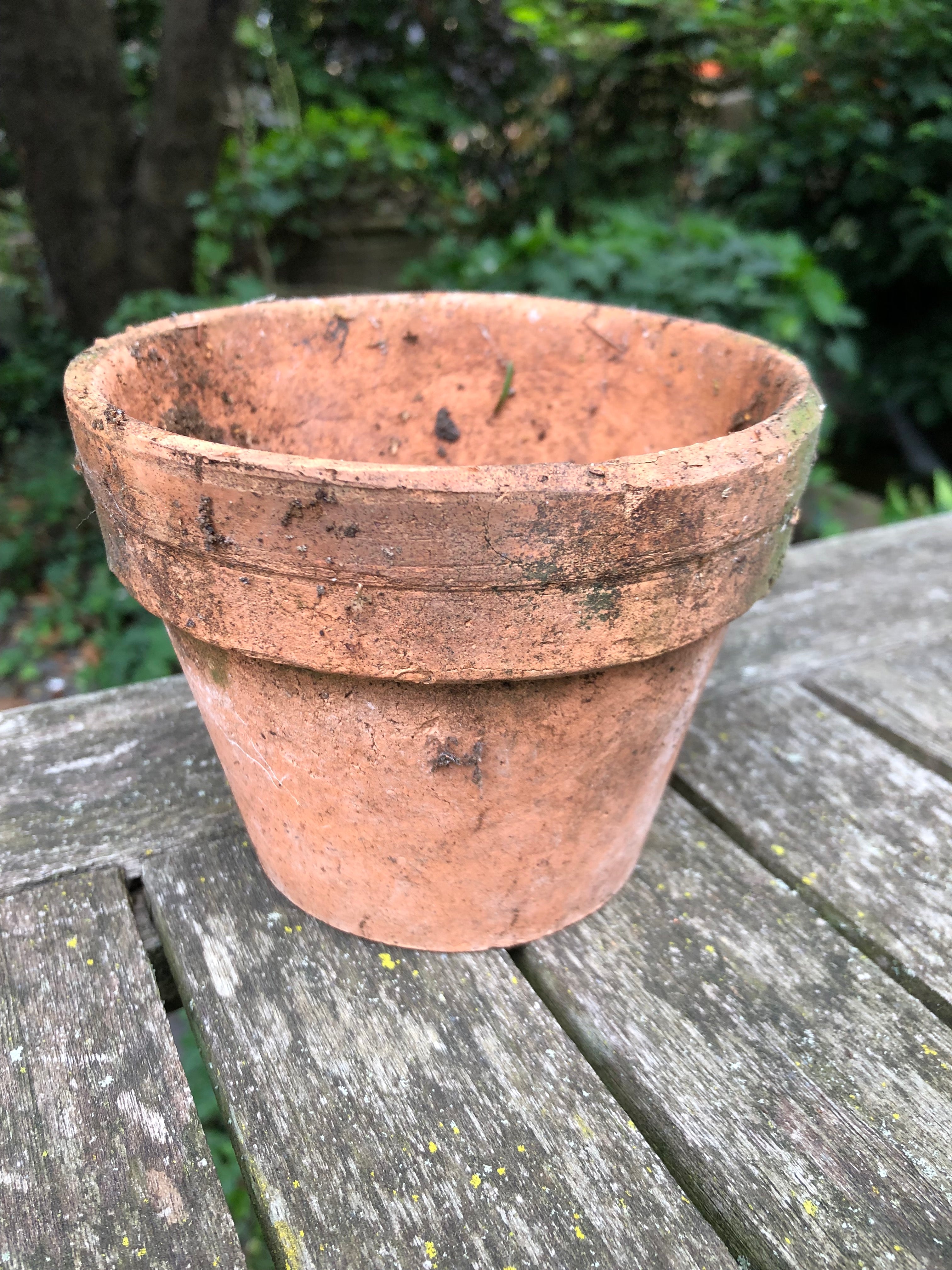 oude Terra Cotta potjes van orchideeën kwekerij! - Brocante bij Ingie