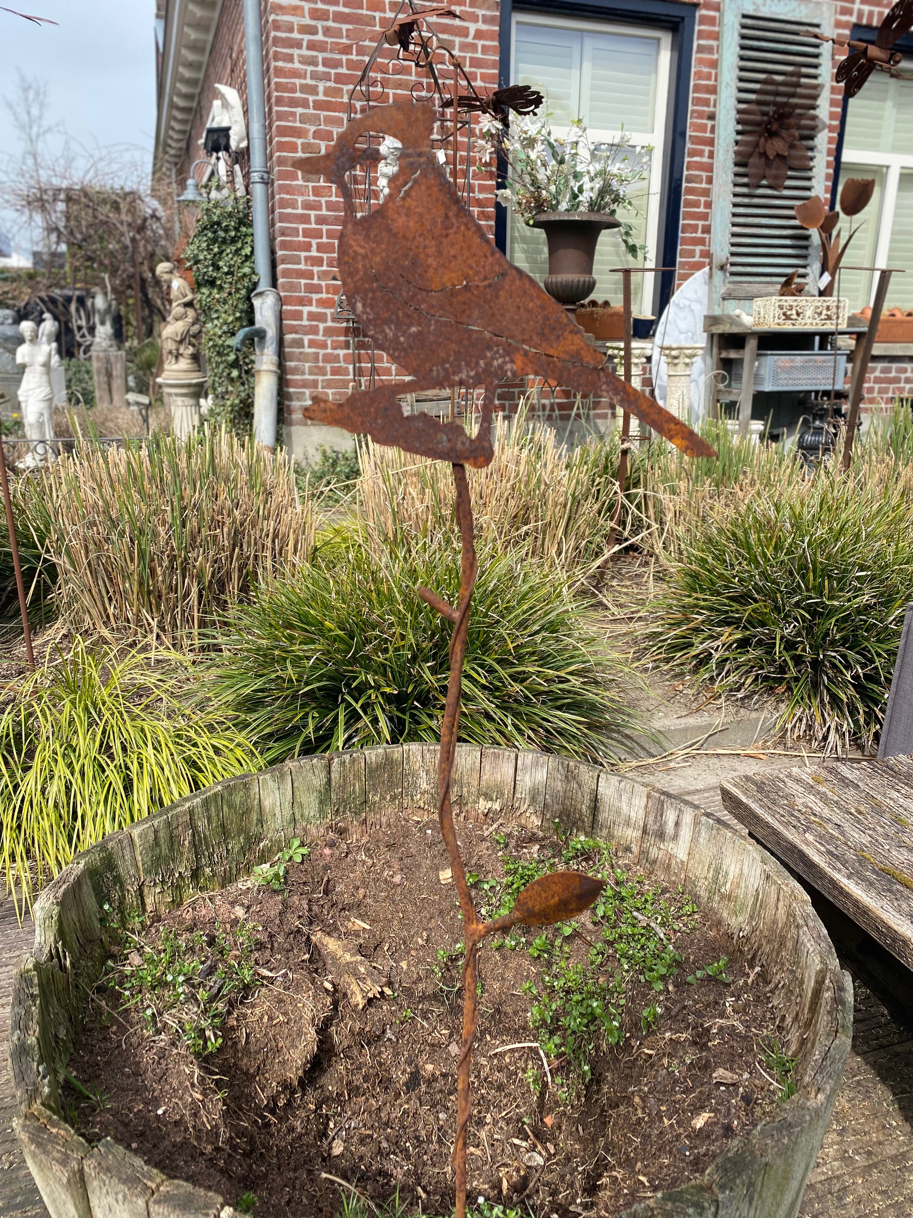 Vogelsteker 2D tuinsteker - Brocante bij Ingie