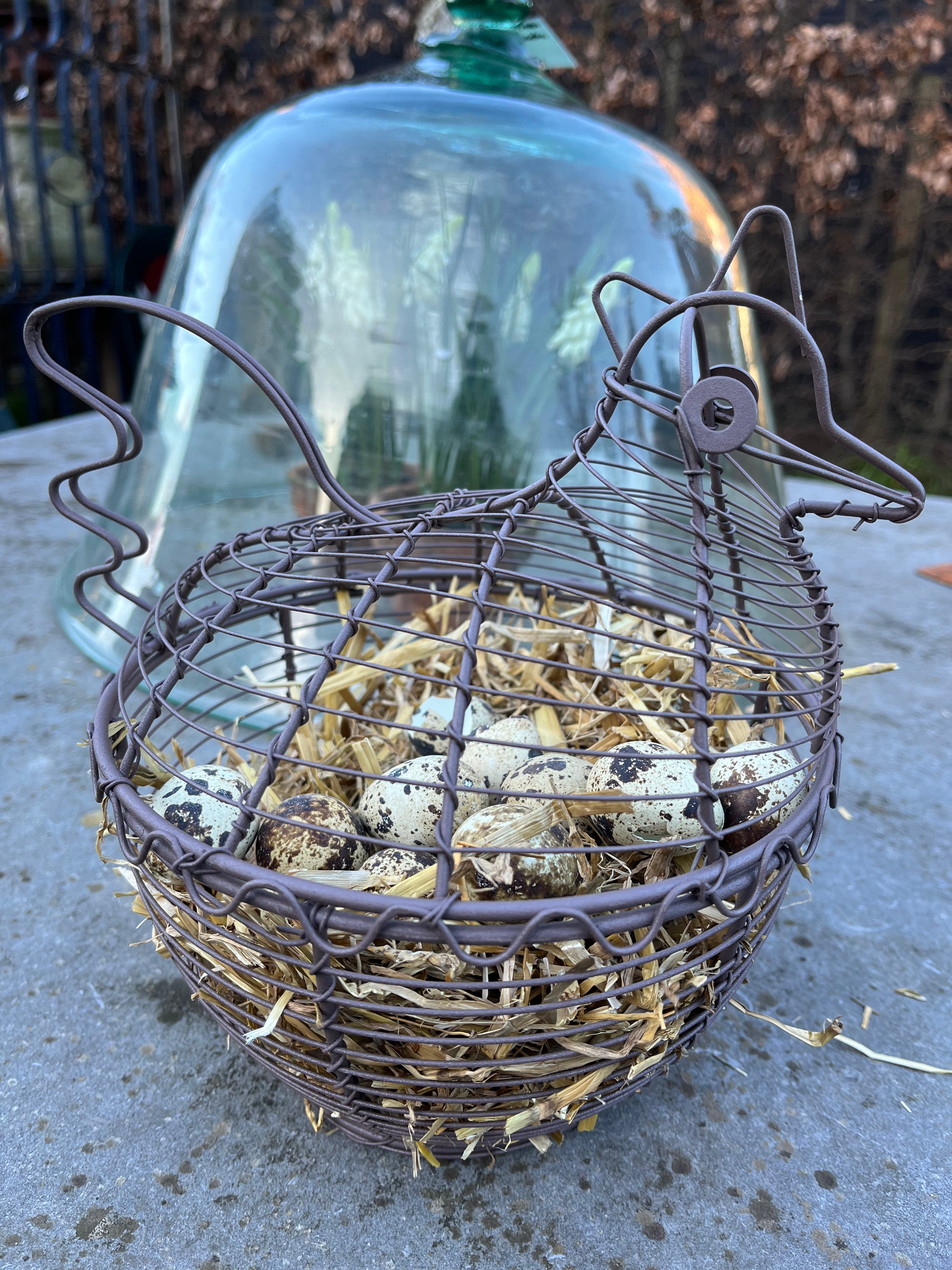 Eiermandje metaal! - Brocante bij Ingie