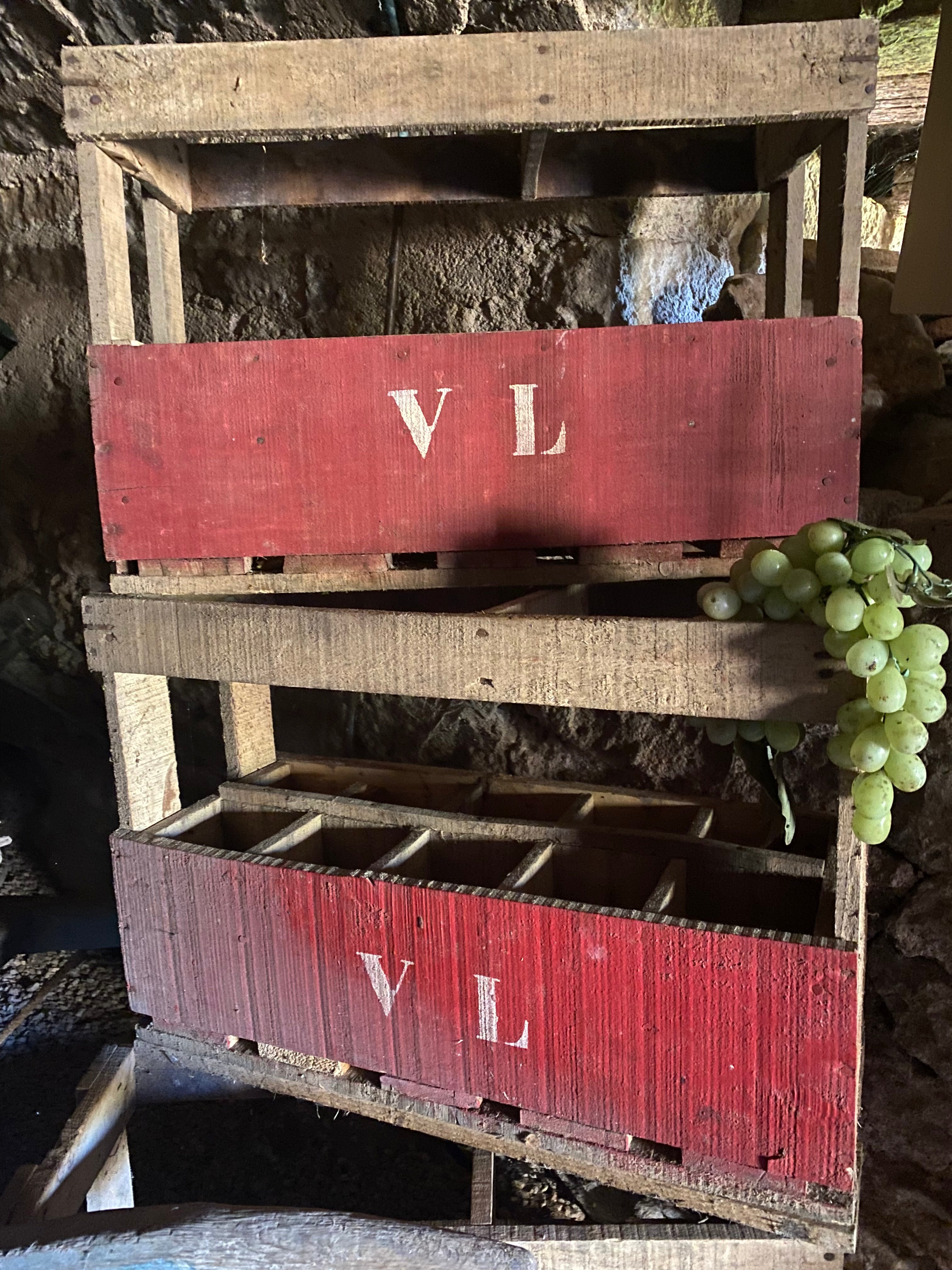 wijn krat uit de Bourgogne voor 10 flessen - Brocante bij Ingie