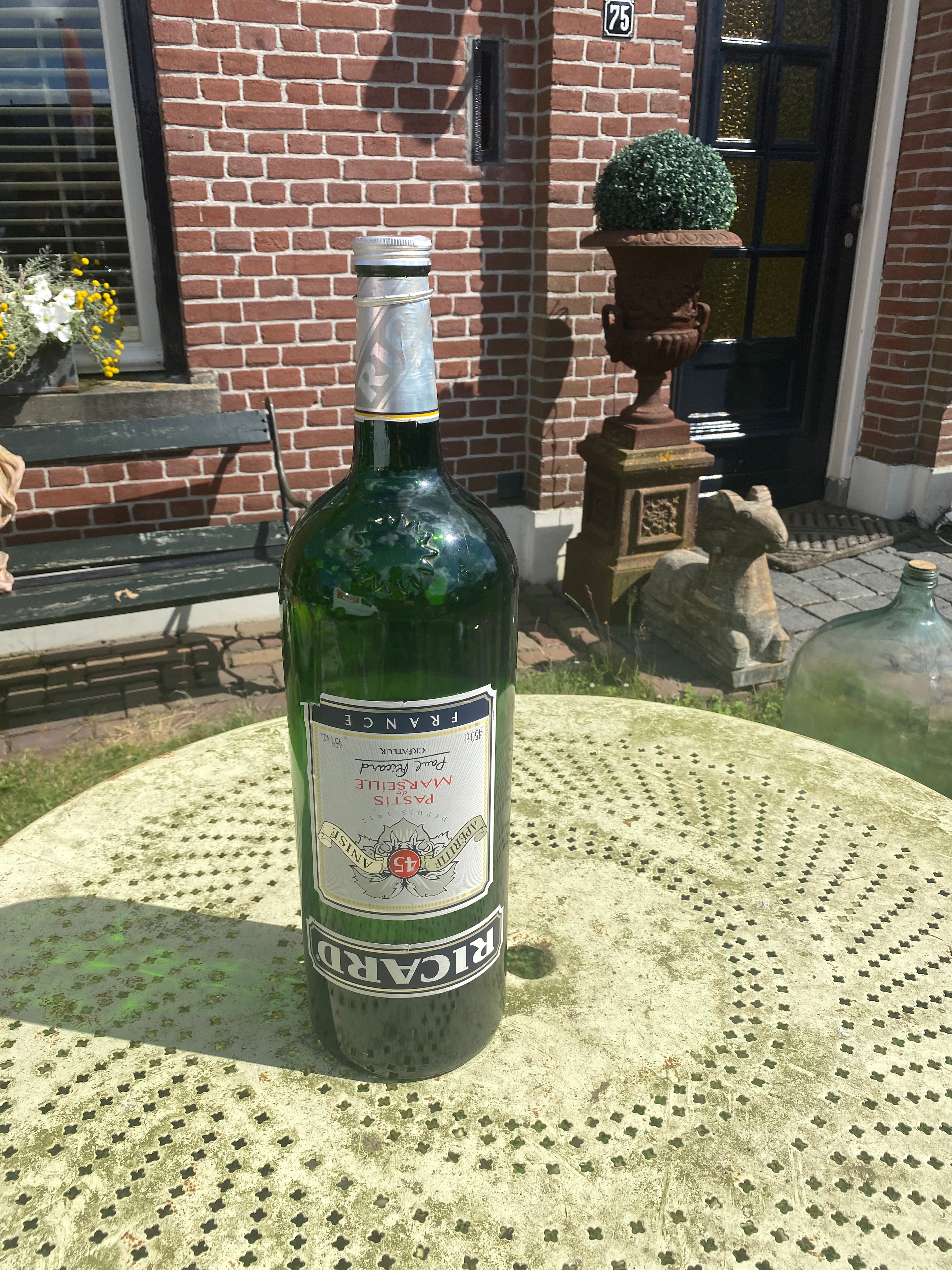 Stoere fles Ricard uit Frankrijk - Brocante bij Ingie