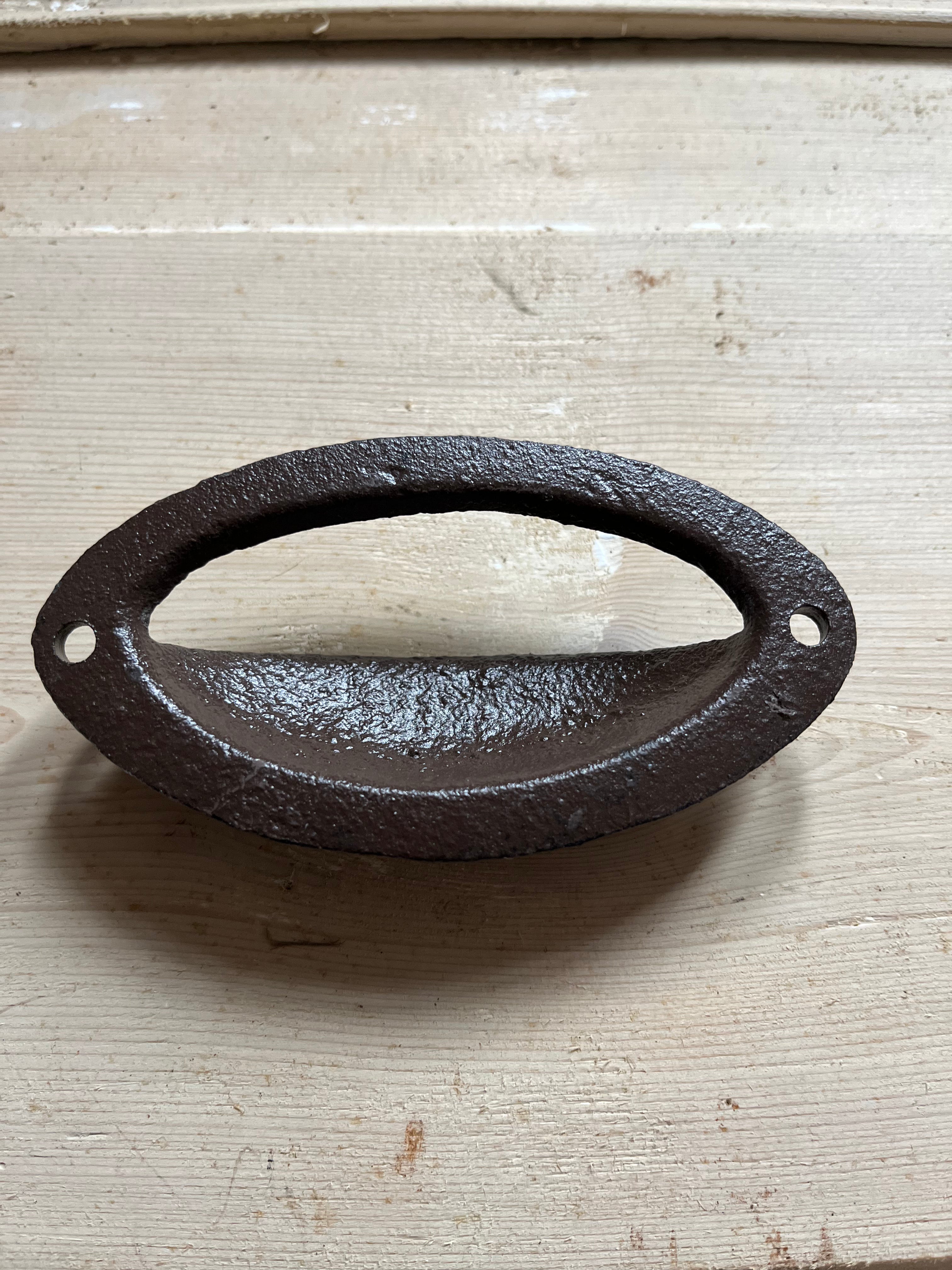 kast greep handgreep gietijzer no3 - Brocante bij Ingie