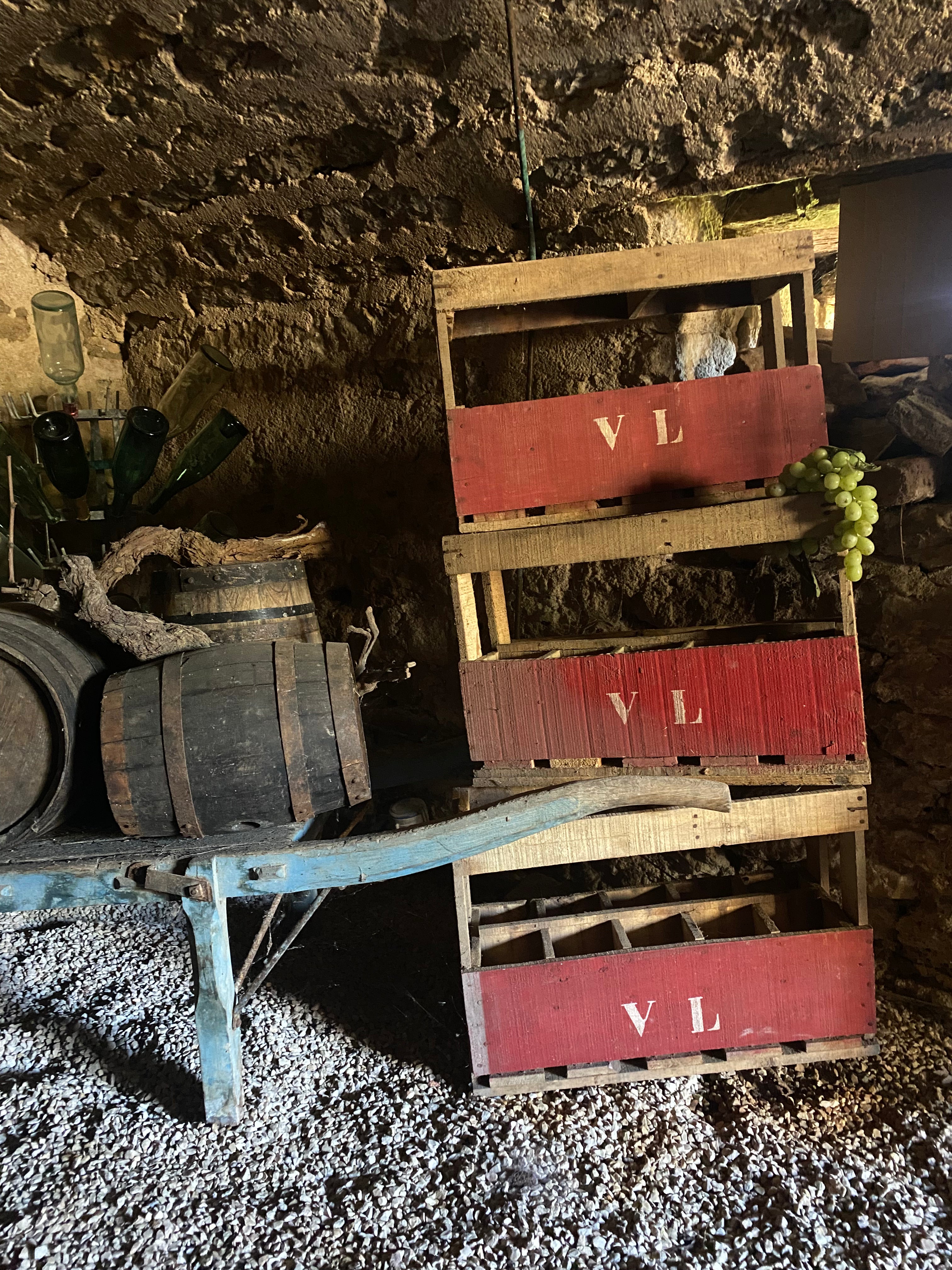 wijn krat uit de Bourgogne voor 10 flessen - Brocante bij Ingie