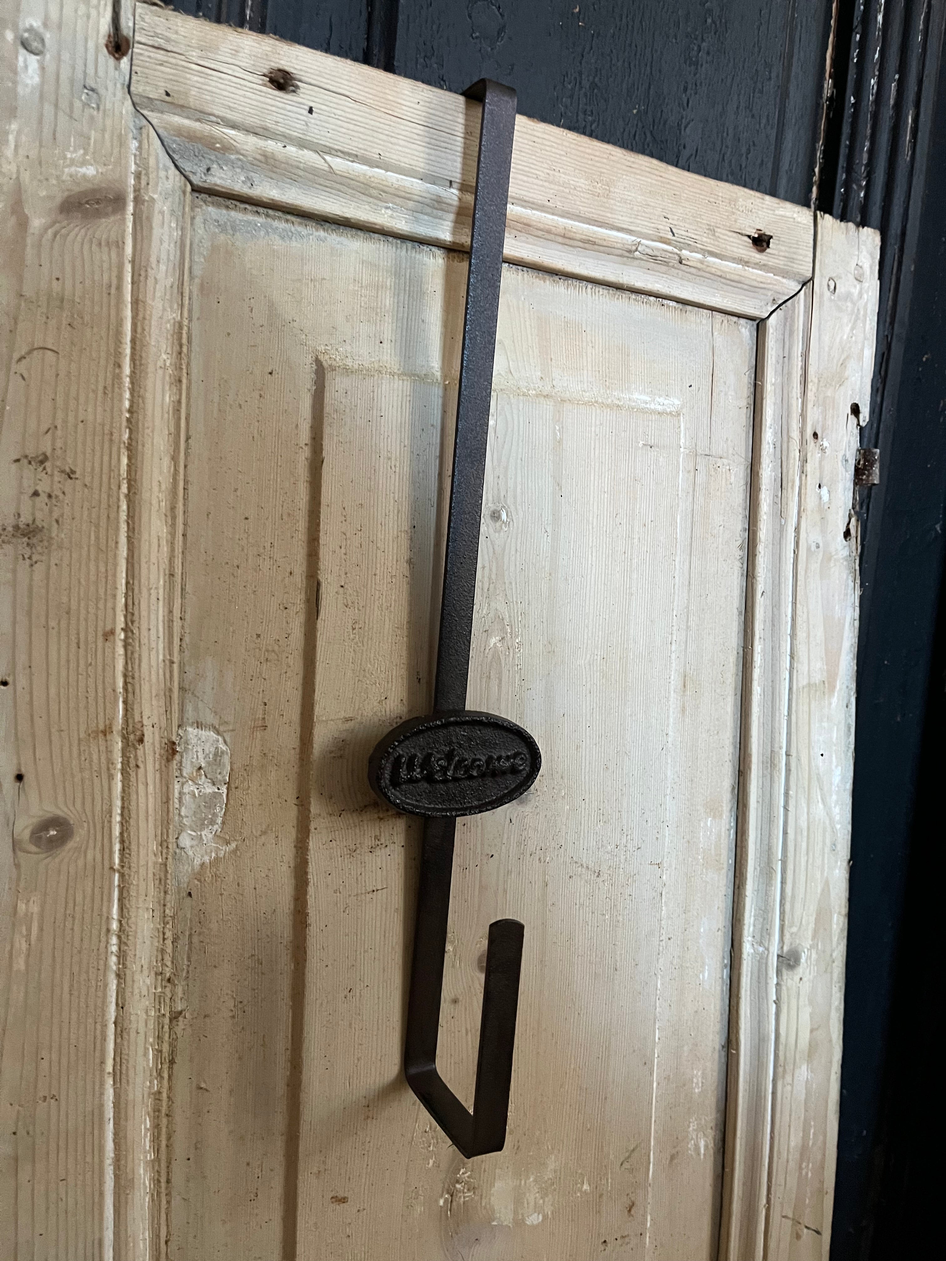 Krans hanger Welcome - Brocante bij Ingie