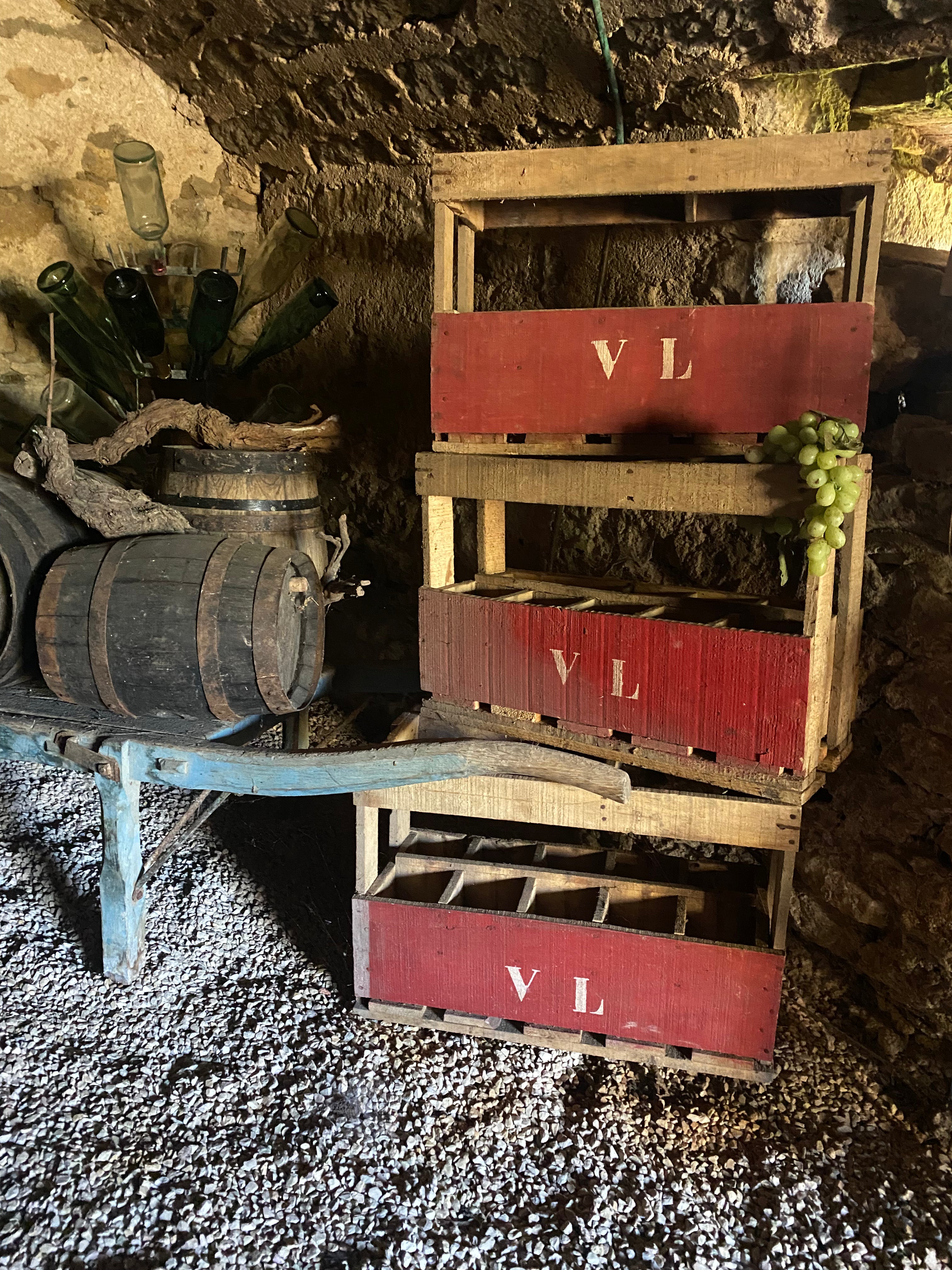 wijn krat uit de Bourgogne voor 10 flessen - Brocante bij Ingie
